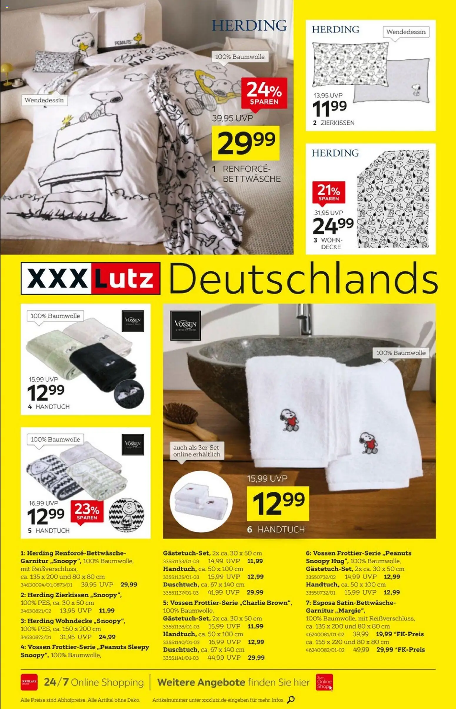 XXXLutz Deutschlands größter SSV – gültig ab 06.06.2026 | Seite: 10 | Produkte: Decke, Bettwäsche