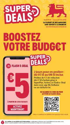 Delhaize publicité - Voorbeeld van een folder van Delhaize, geldig van 05/11/2026