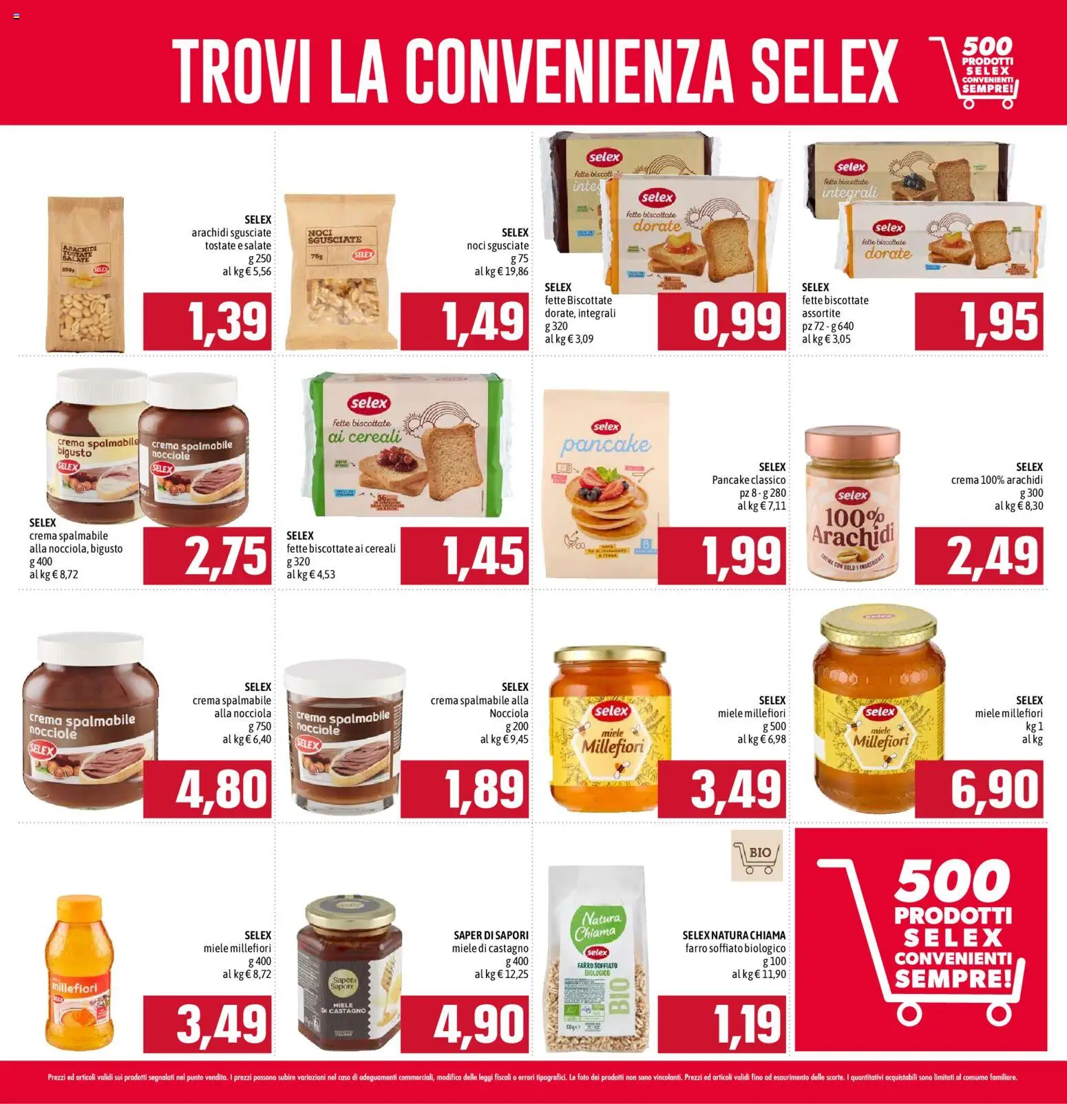 Volantino Emisfero del 01/05/2026 | Pagina: 11 | Prodotti: Crema, Noci, Arachidi, Miele