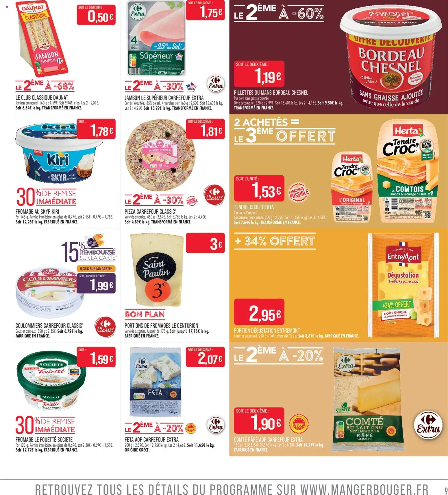 {H1} | Page: 9 | Produits: Emmental, Sel, Fromage, Pizza