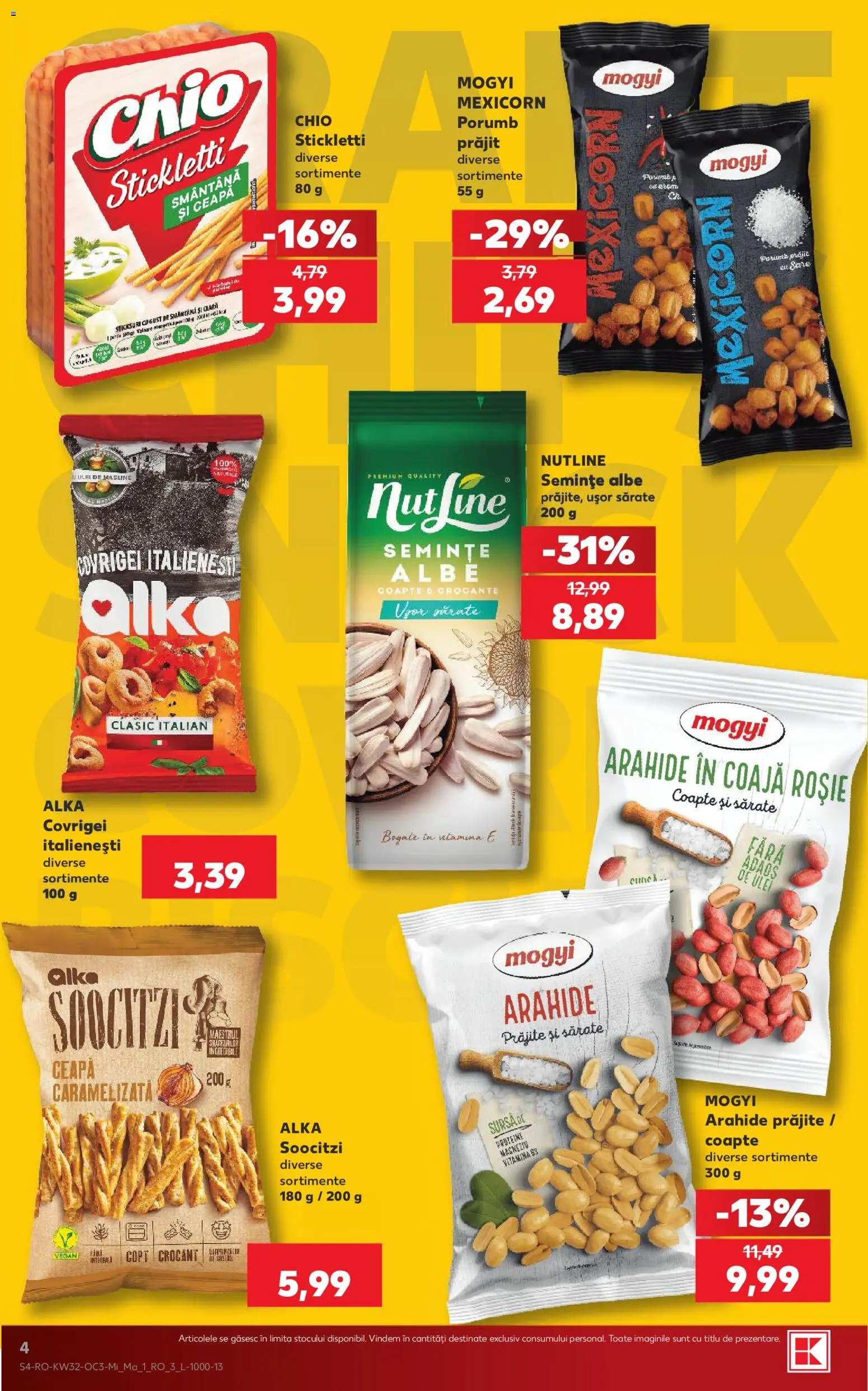 Noul catalog Kaufland – valabil de la 05.08.2026 | Pagină: 4 | Produse: Pară, Semințe, Smântână, Ceapă