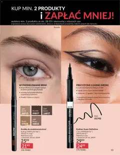 Pogląd oferty "Avon Katalog 5 2026" - ważna od 01.05.2026 | Strona: 33 | Produkty: Eyeliner