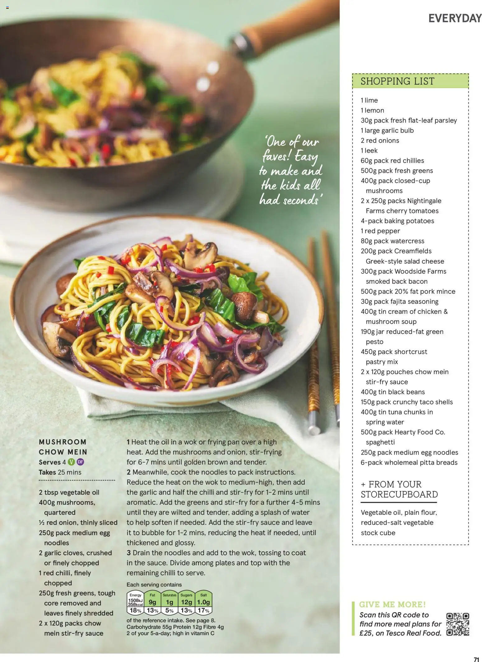 {H1} | Page: 71 | Products: Chicken, Pork, Noodles, Potatoes