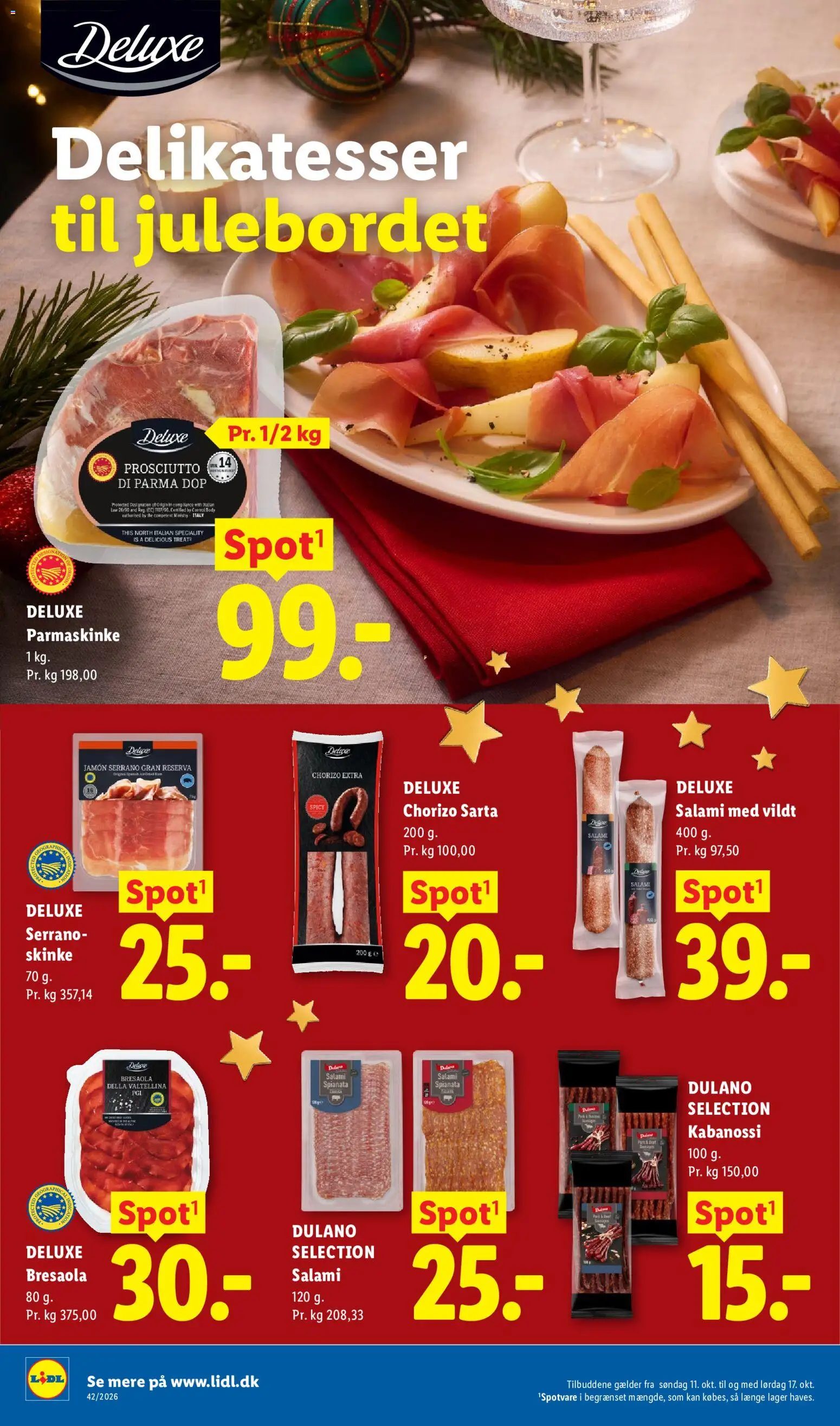 Lidl tilbudsavis – gyldig fra 11/10/2026 | Side: 24 | Produkter: Salami, Skinke, Is, Søm