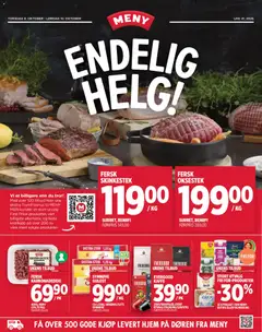 Forhåndsvisning av Meny kundeavis Endelig Helg gyldig fra 08/10/2026
