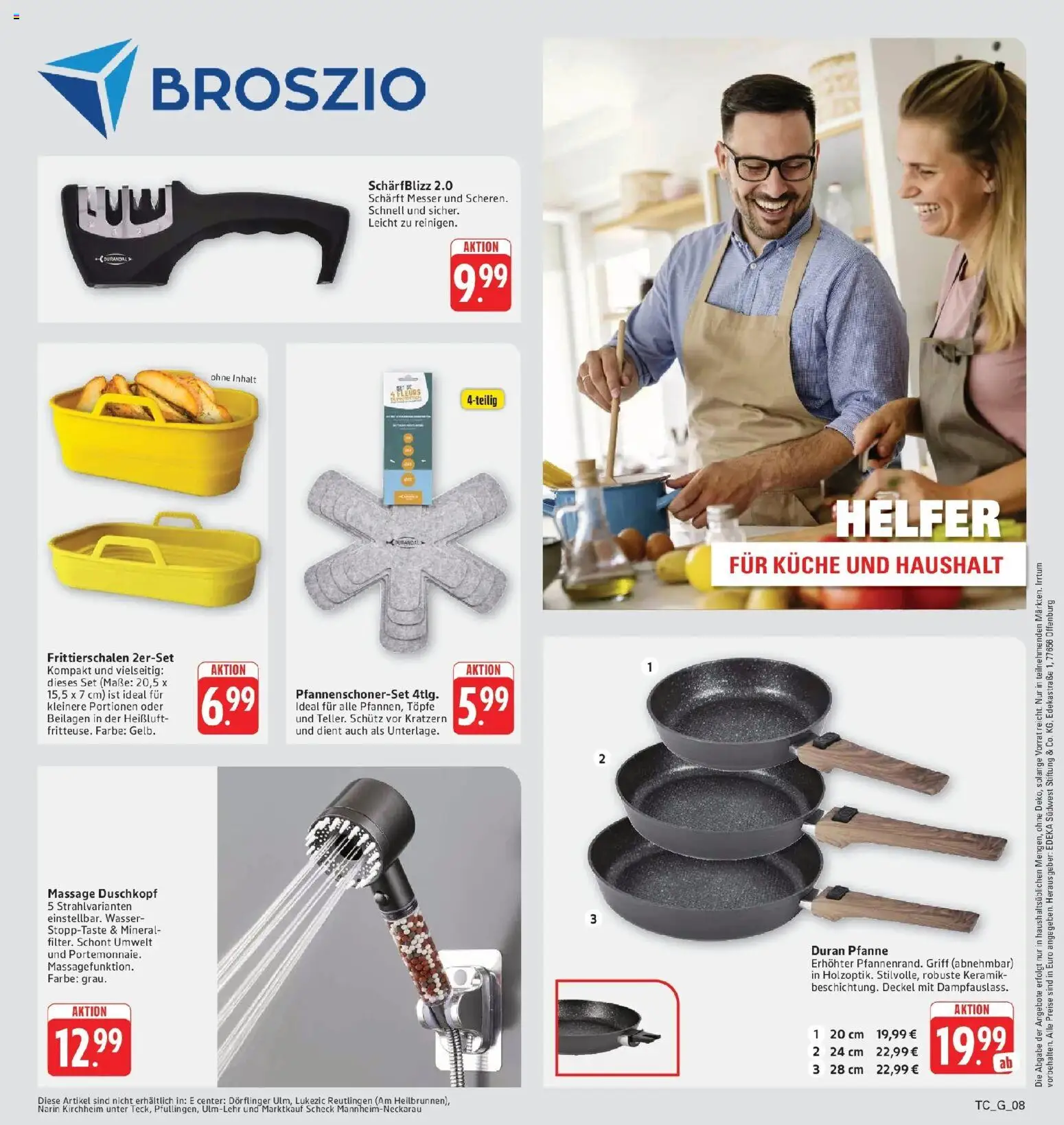 Edeka Prospekt Eislingen (ab 17.08.2026) » Angebote Online | Seite: 36 | Produkte: Beilagen, Küche, Wasser, Duschkopf