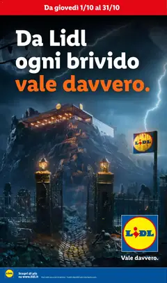 Anteprima del volantino Lidl volantino Halloween valido a partire dal 01/10/2026