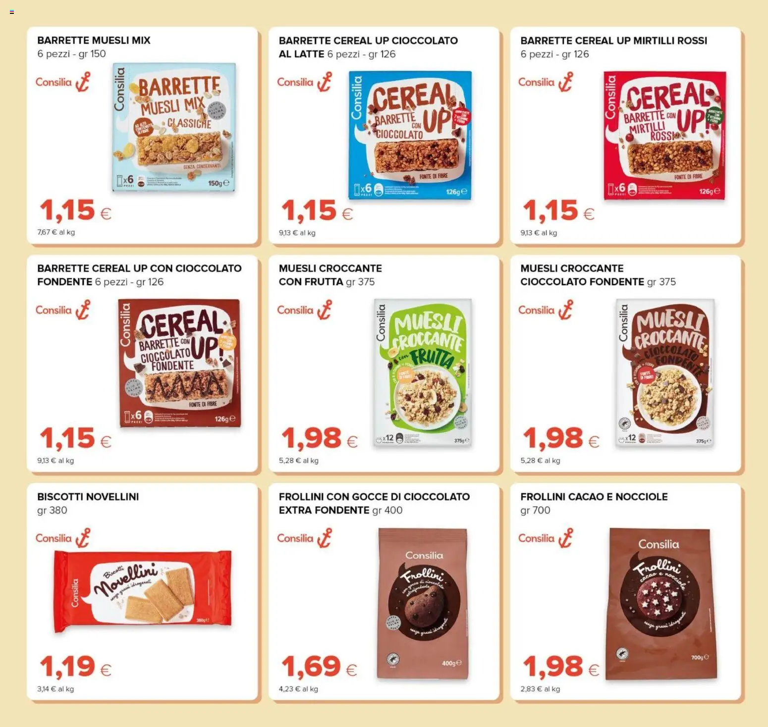 Volantino Oasi del 18.06.2026 | Pagina: 23 | Prodotti: Muesli, Latte, Nocciole, Mirtilli