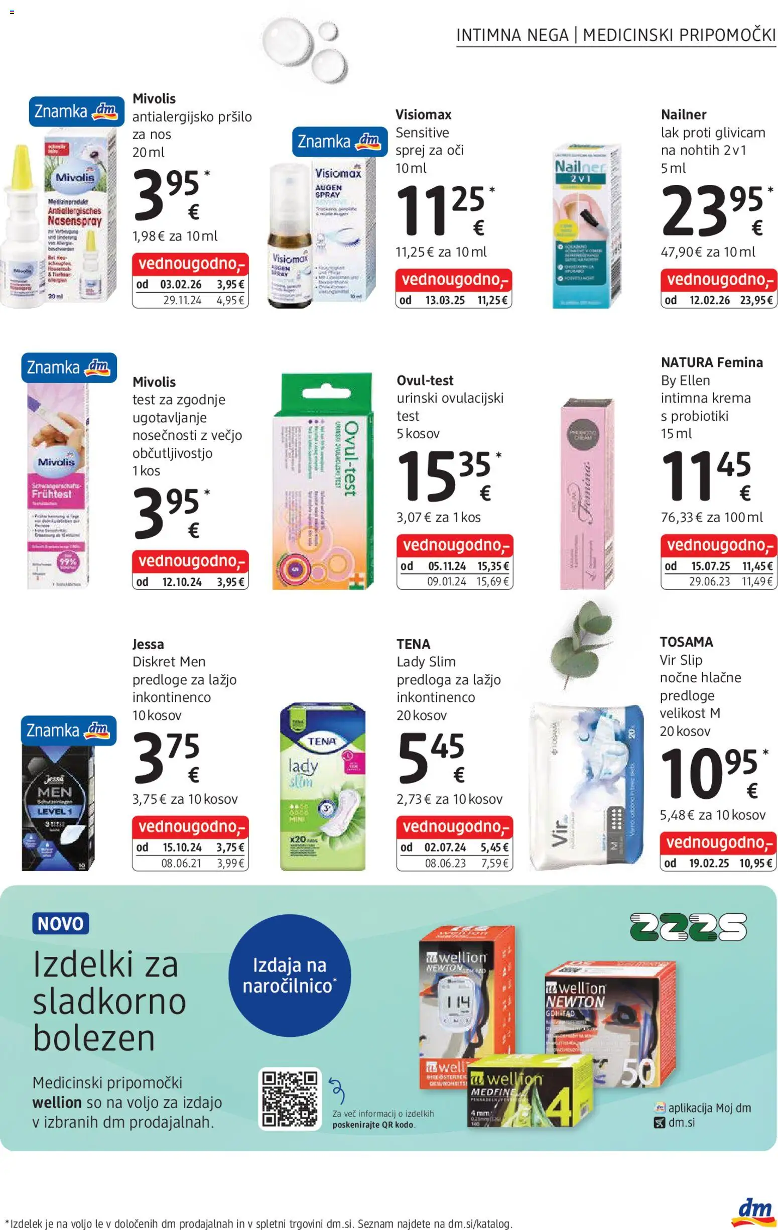 Novi DM Drogerie Markt katalog ponudbe – veljaven od 01.04.2026 | Stran: 15 | Izdelki: Kos, Krema, Lak