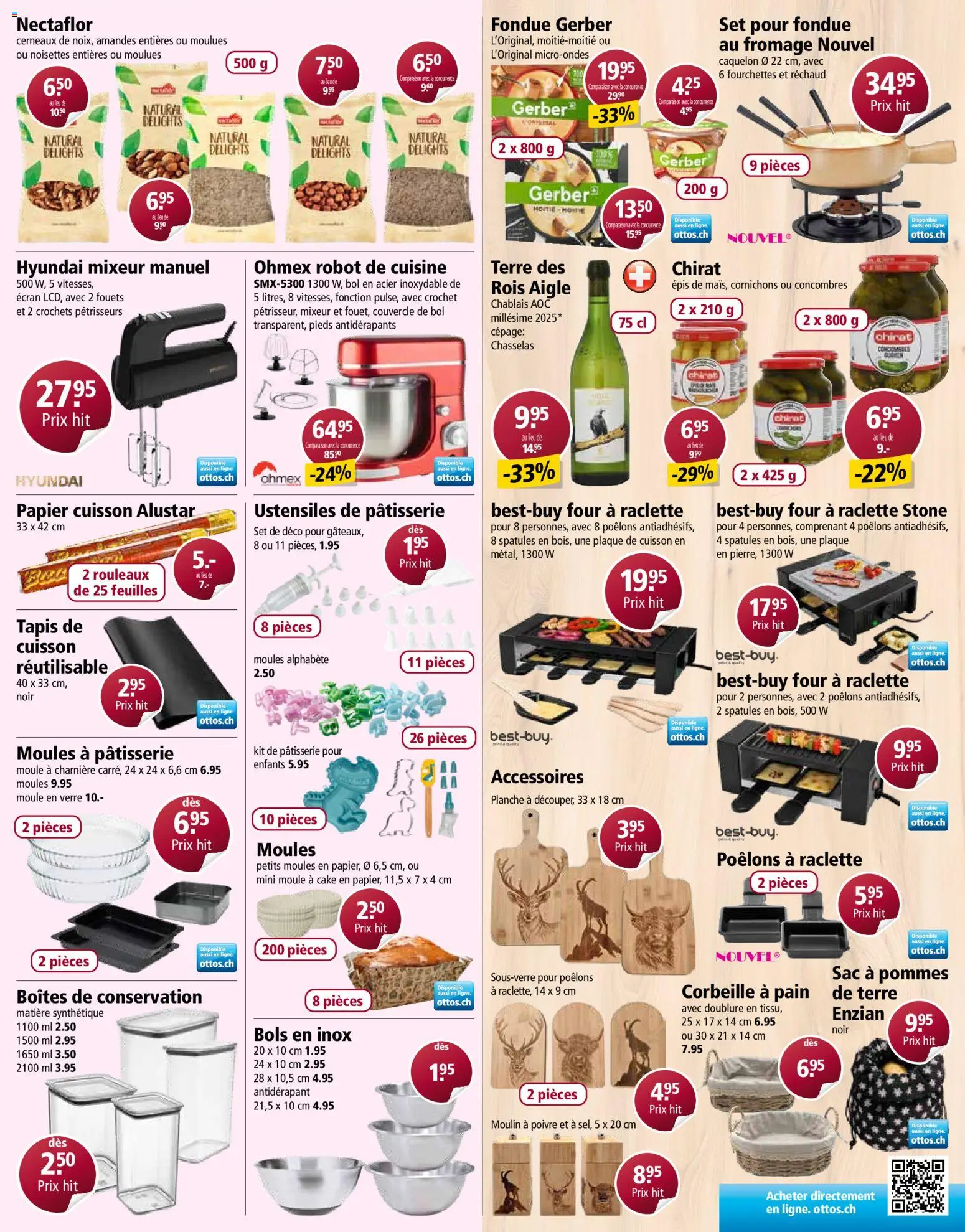 Otto's aktionen FR – gültig ab 08.09.2026 | Seite: 3 | Produkte: Raclette, Fondue