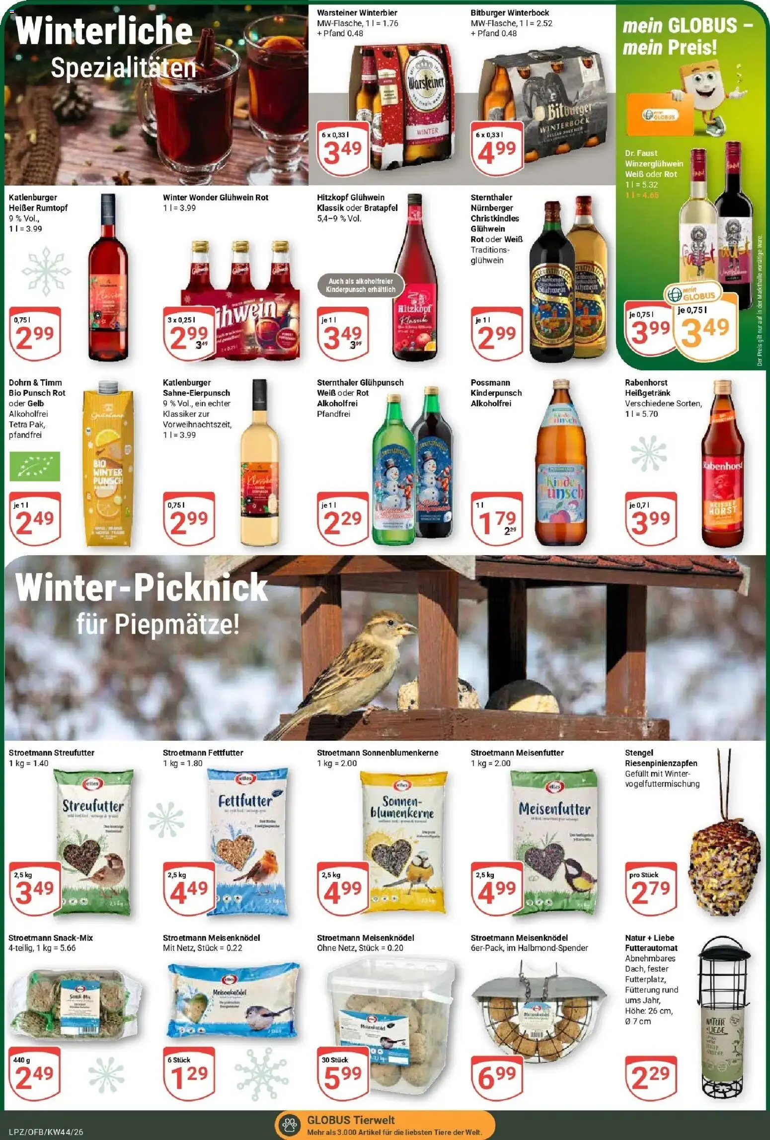 Globus Prospekt Leipzig – gültig ab 26.10.2026 | Seite: 21 | Produkte: Bitburger, Spezialitäten, Warsteiner
