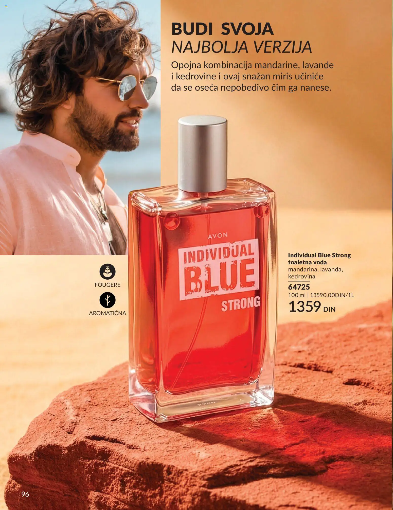 AVON katalog - važi od 01.08.2026 | Strana: 96 | Proizvode: Miris, Toaletna voda, Voda