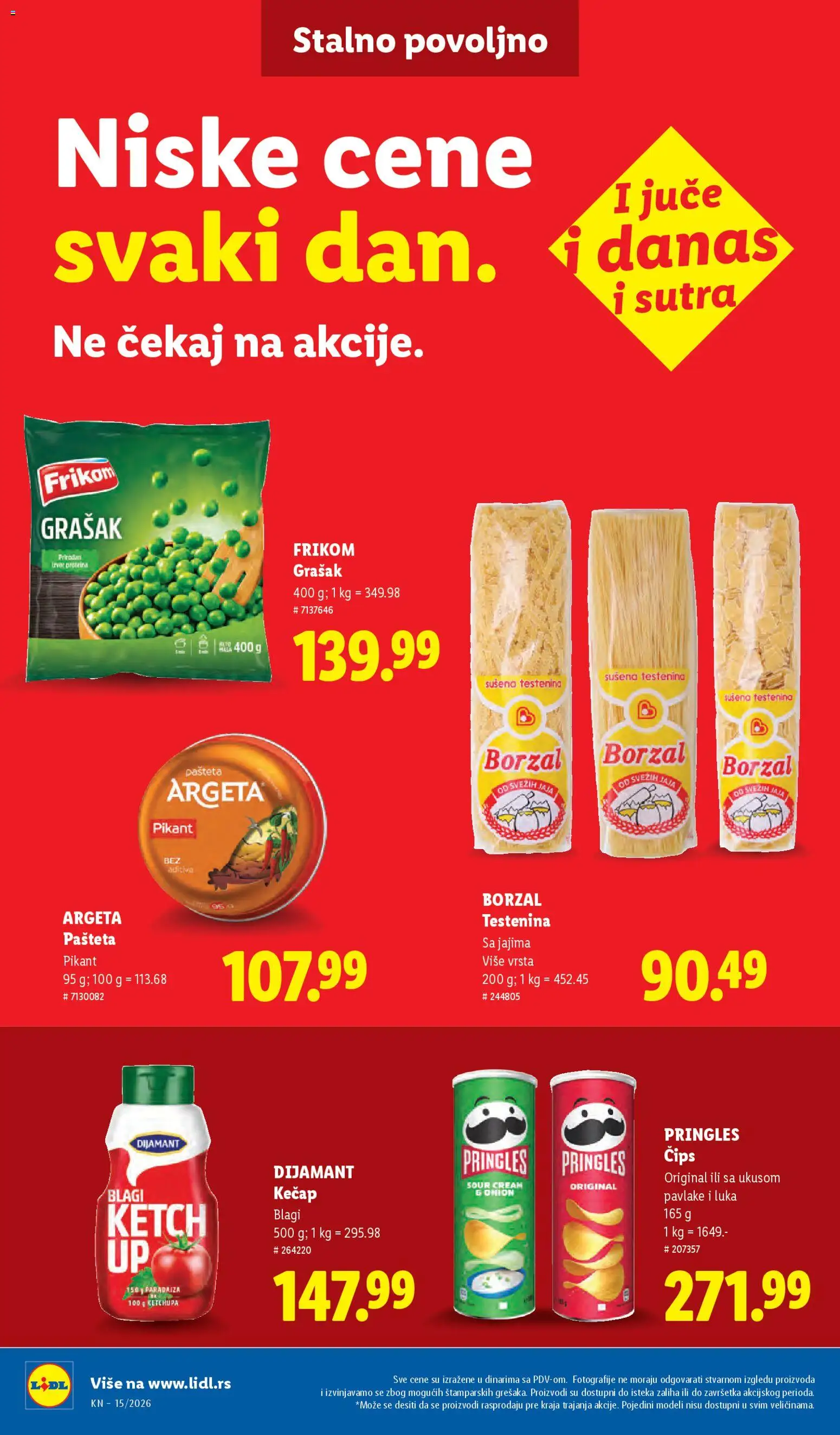 Lidl katalog - važi od 09.04.2026 | Strana: 48 | Proizvode: Kečap, Pasta, Miš, Pašteta