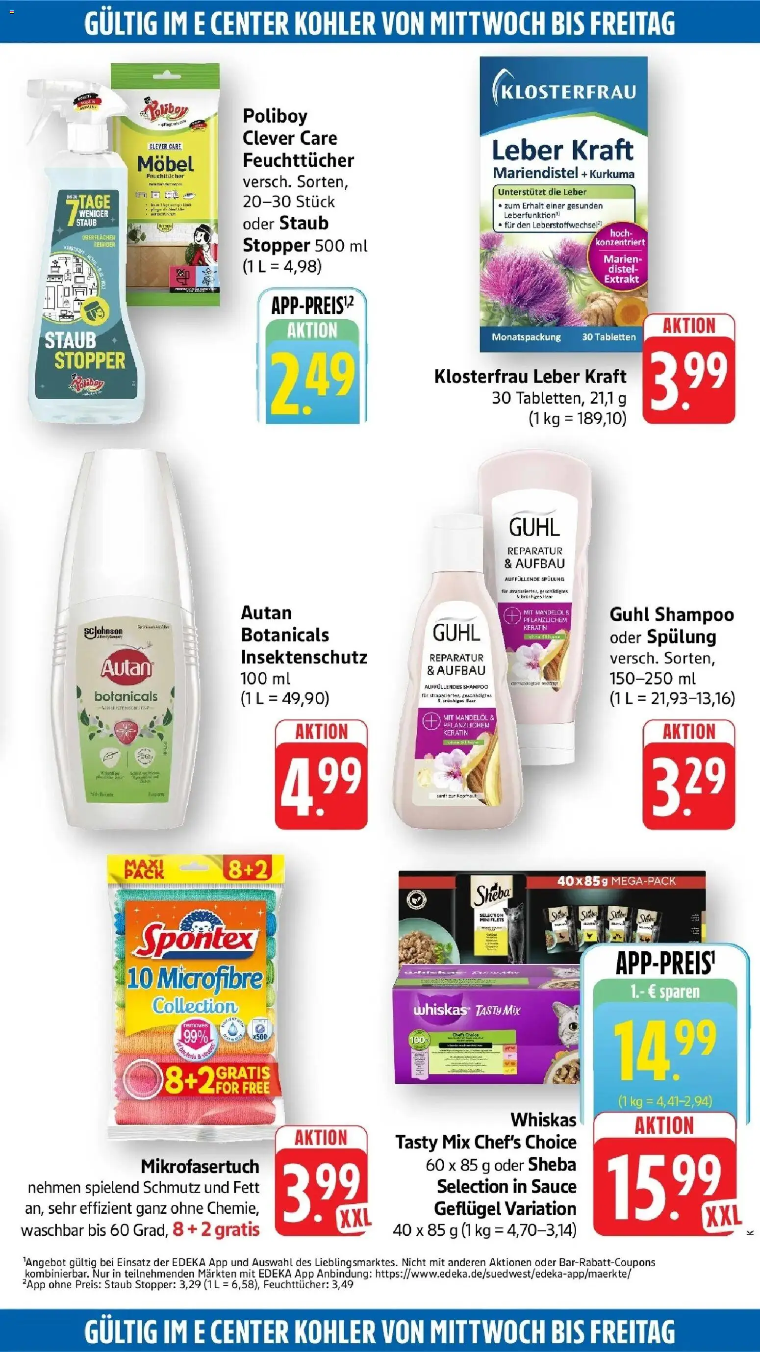 Edeka Prospekt Offenburg – gültig ab 28.09.2026 | Seite: 61 | Produkte: Sheba, Shampoo, Spülung, Whiskas