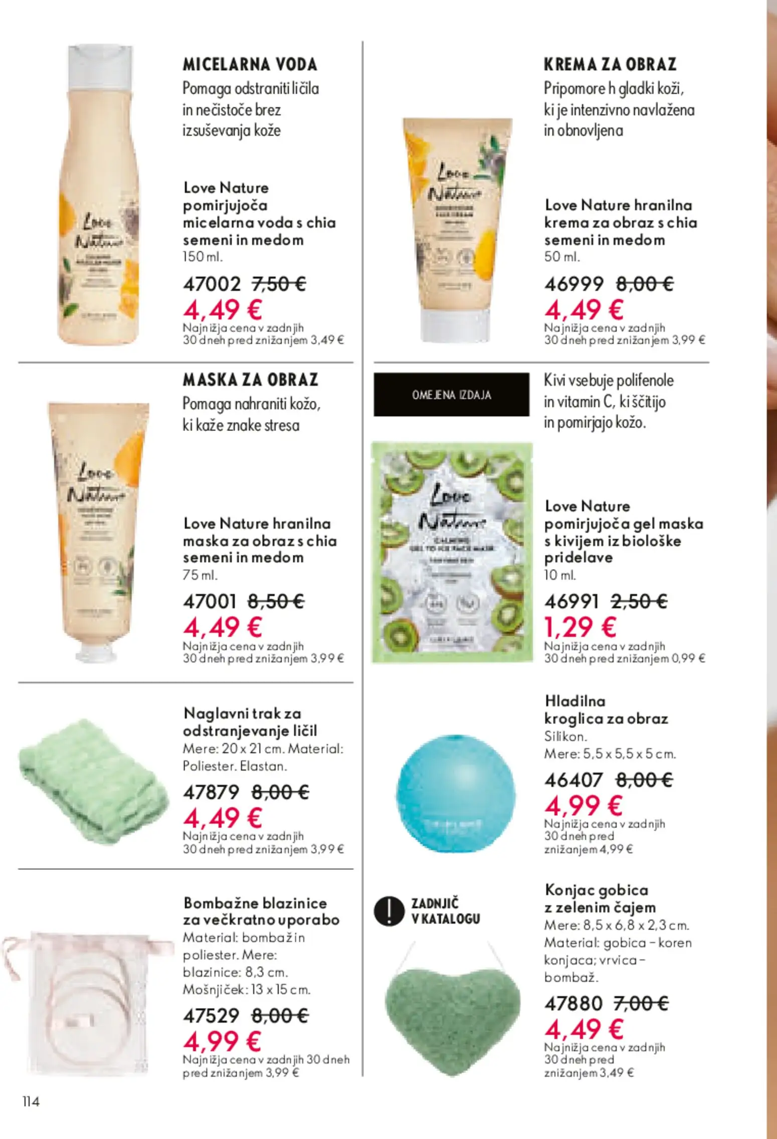 Novi Oriflame katalog ponudbe – veljaven od 13.05.2026 | Stran: 113 | Izdelki: Licila, Maska, Micelarna voda, Krema za obraz