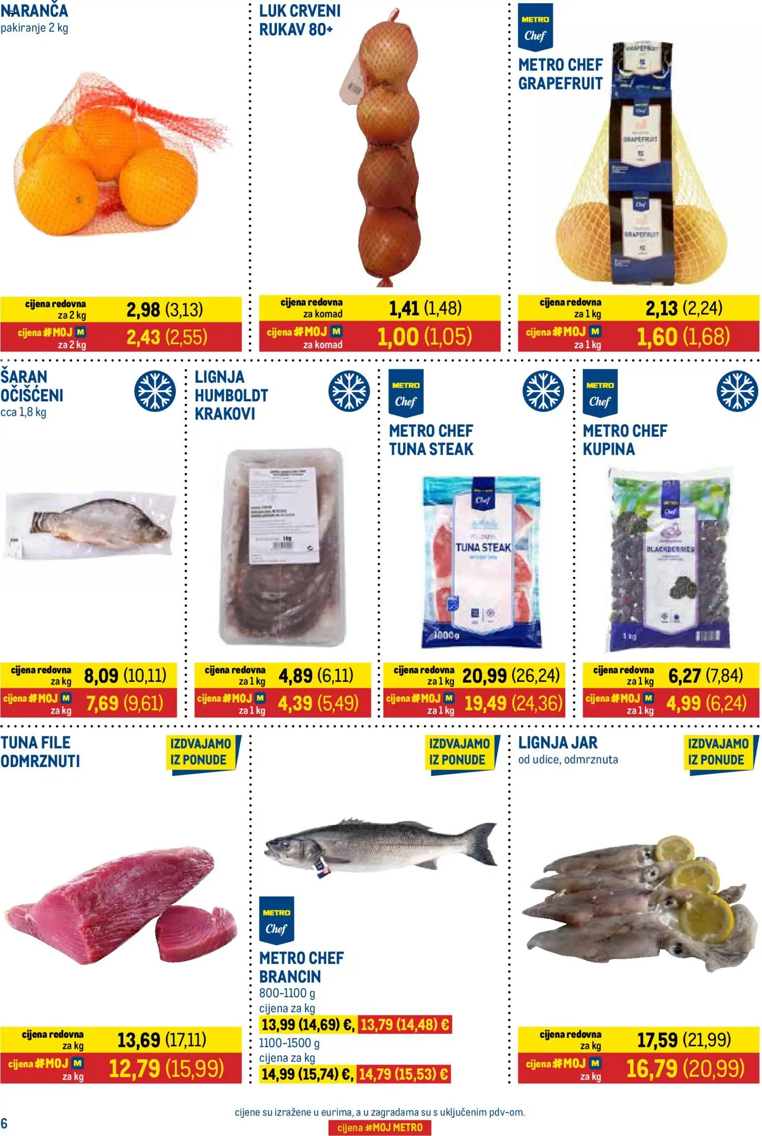 Metro katalog | vrijedi od 01.09.2026 | Stranica: 6 | Proizvodi: File, Šaran, Luk, Tuna