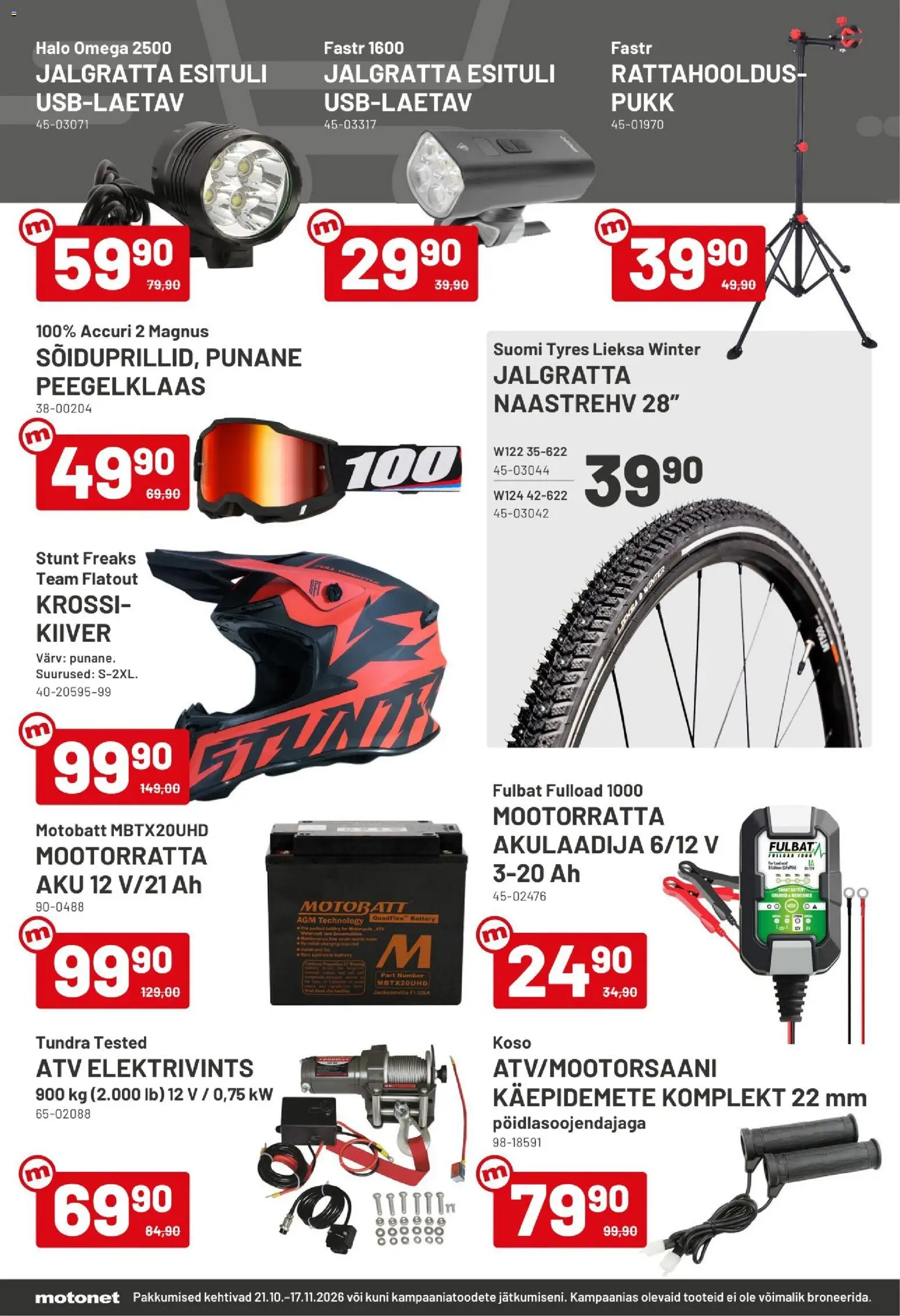 Motonet tarjoukset – voimassa 21/10/2026 alkaen | Sivu: 10 | Tuotteet: Voi
