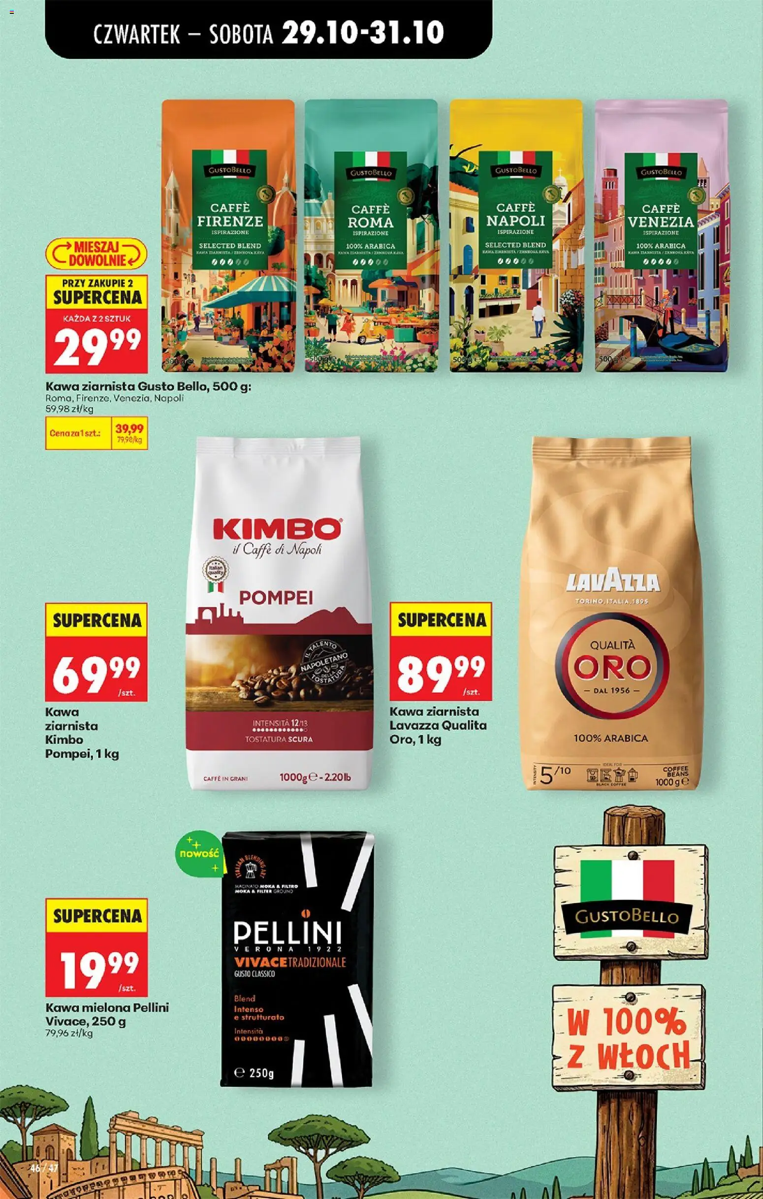 Biedronka Polsko leták - Codziennie niskie ceny od 29.10.2026 | Strana: 68 | Produkty: Káva, Zrnková káva