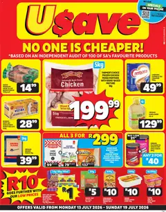 Usave specials catalogue – valid from 13/07/2026