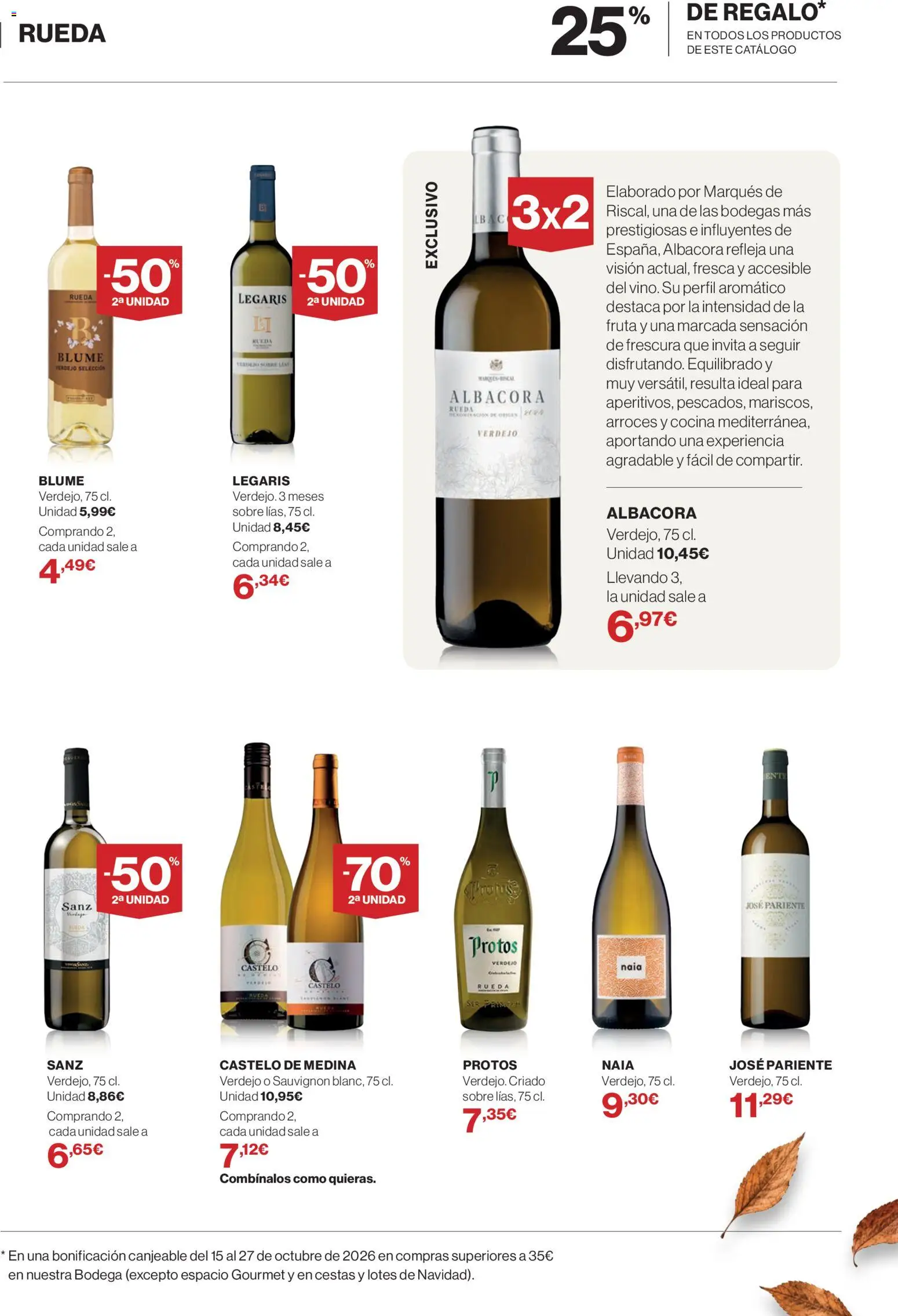 El Corte Inglés Bodega │ válido desde el 01/10/2026 | Página: 17 | Productos: Fruta, Cocina