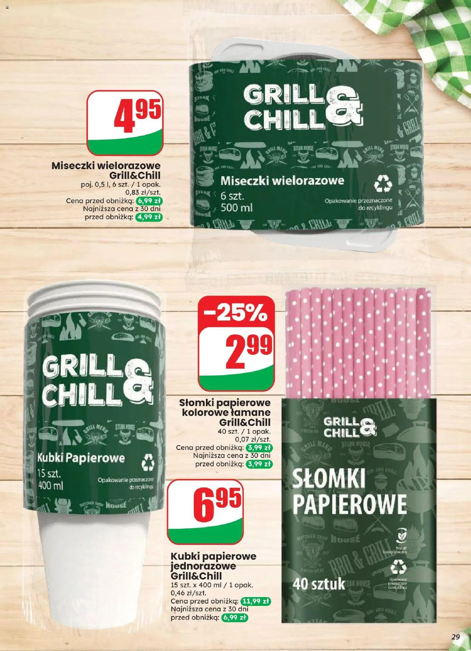 Dino gazetka od 12.08.2026 | Strona: 29 | Produkty: Grill, Słomki