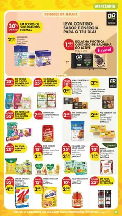 Pré-visualização BOLACHA PROTEÍCA C/RECHEIO DE BAUNILHA GO ACTIVE, Bolacha proteíca com recheio de baunilha Emb. 2 Unid. válido de 28.04.2026 | Página: 33