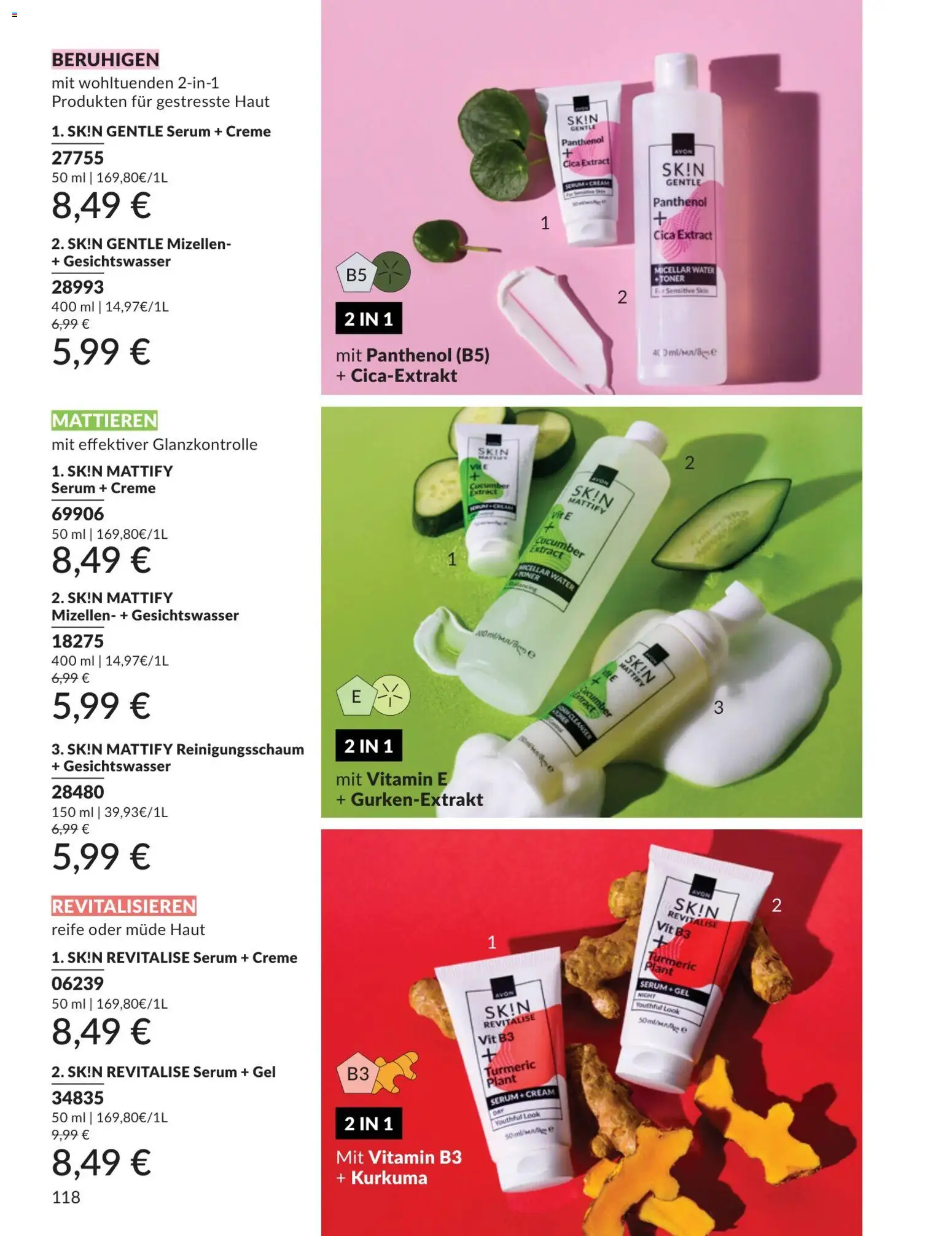 AVON Katalog Juli 2026 – gültig ab 01.07.2026 | Seite: 118 | Produkte: Toner, Creme, Serum