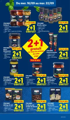 ITALIAMO Pesto de pistaches à la sicilienne, à la sicilienne - Voorbeeld van een folder van Lidl, geldig van 14/09/2026 | Pagina: 13