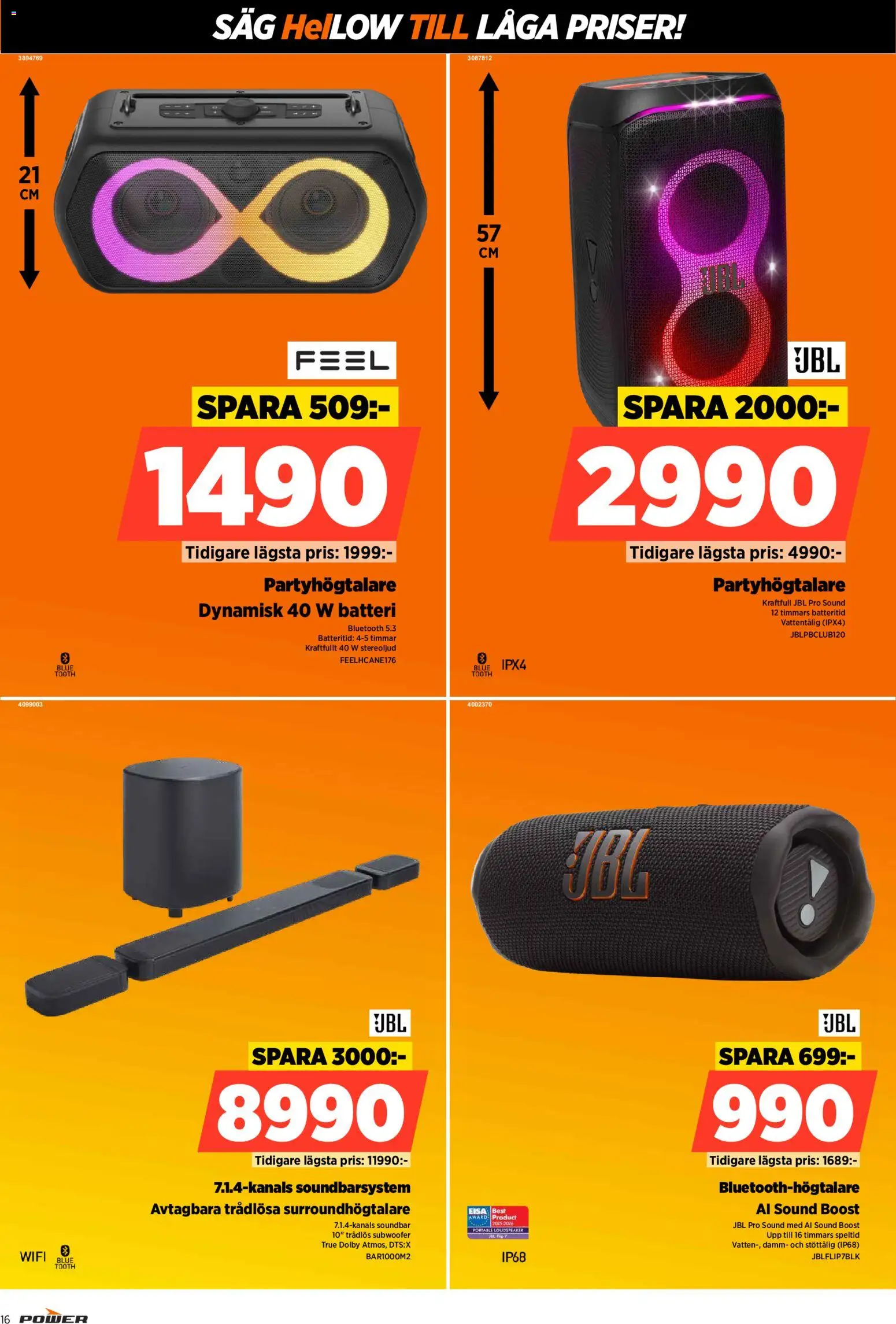 Power reklamblad aktuell från 08.06.2026 | Sida: 16 | Produkter: Såg, Batteri, Wifi