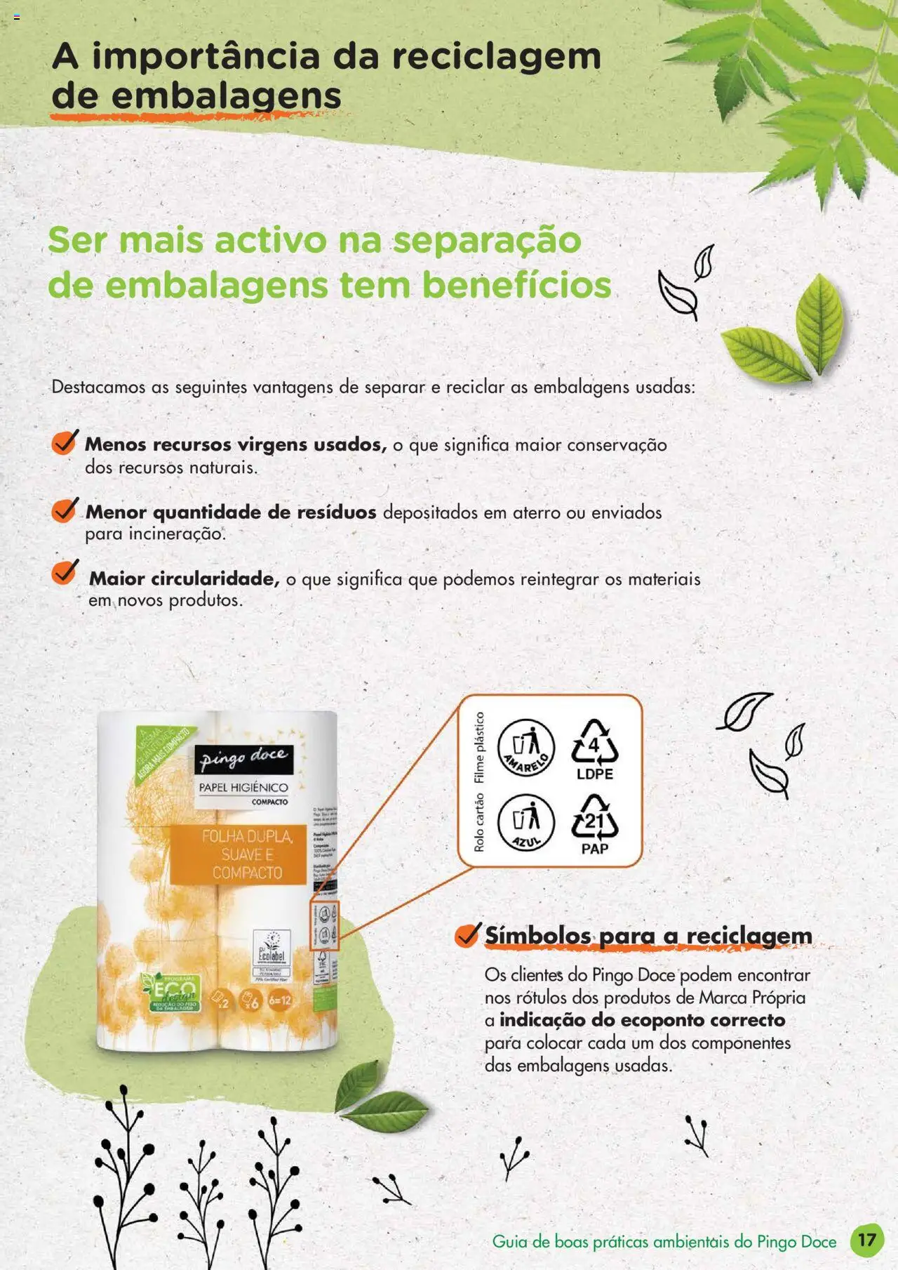 Pingo Doce Guia de Boas Práticas Ambientais │ válido de 24/02/2022 | Página: 17