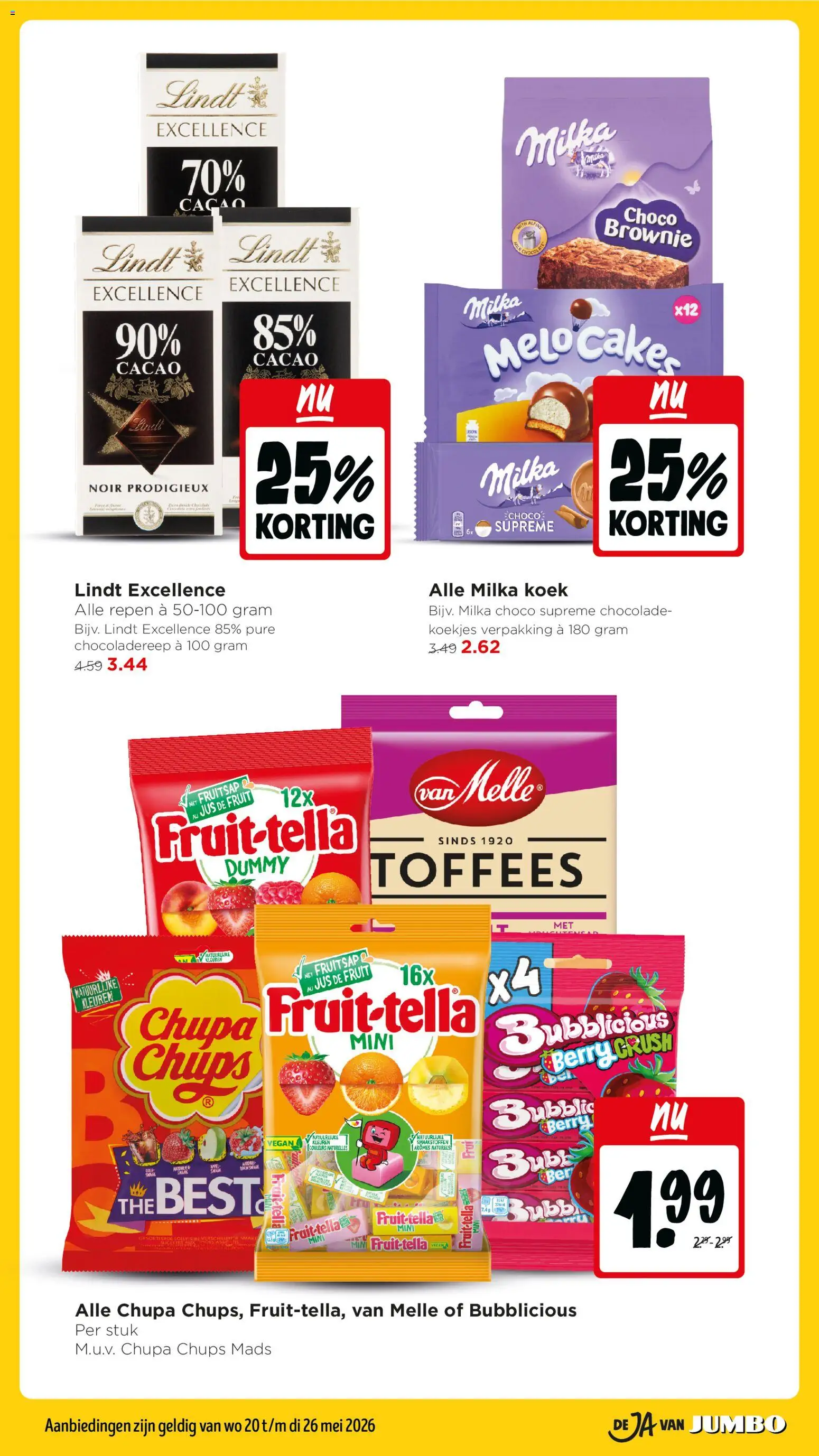 {H1} | Pagina: 30 | Producten: Chocolade, Koekjes, Chocoladereep, Fruit