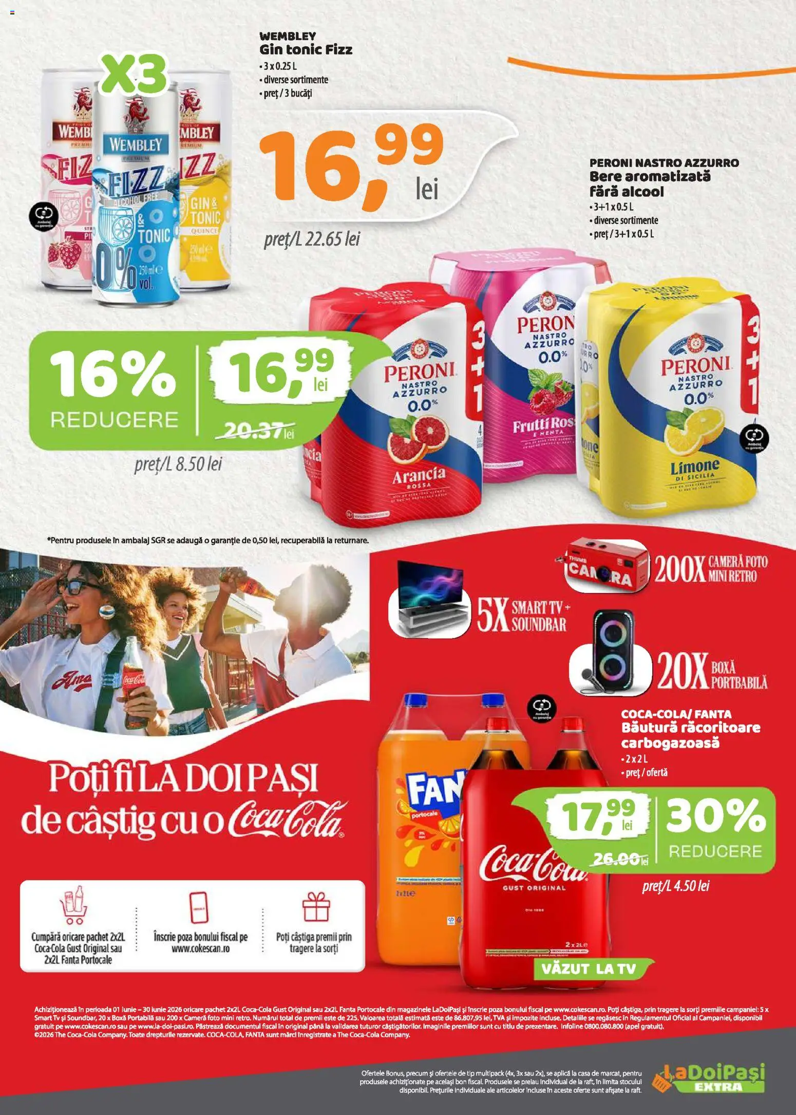 Noul catalog LaDoiPași – valabil de la 01.06.2026 | Pagină: 3 | Produse: Soundbar, Cameră, Bere, Boxă portabilă