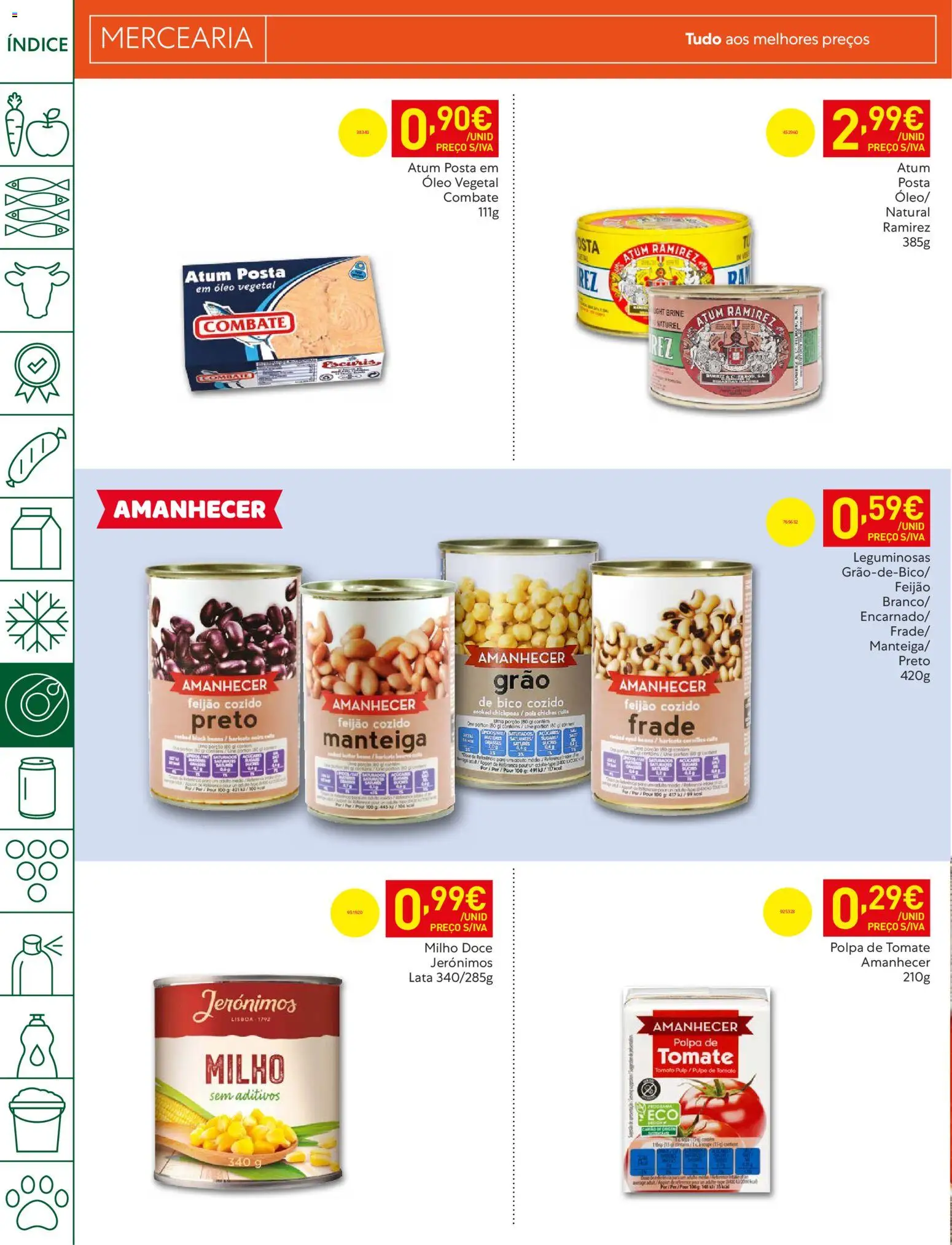 Recheio Folheto Madeira │ válido de 19.05.2026 | Página: 26 | Produtos: Manteiga, Óleo, Tomate, Milho