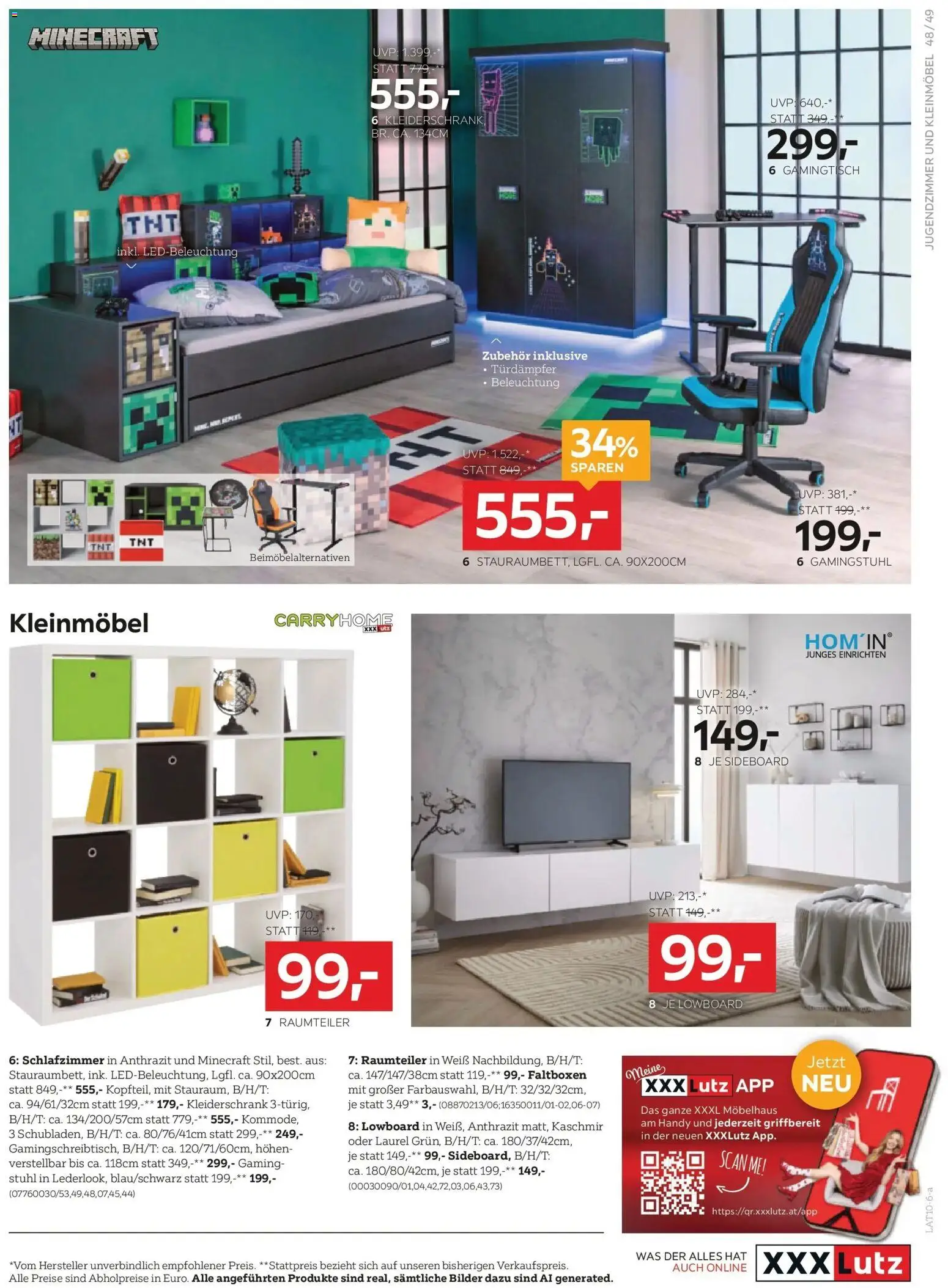 XXXLutz Hauptprospekt von 29.09.2026 - Aktuelle Angebote | Seite: 49 | Produkte: Kleiderschrank, Stuhl