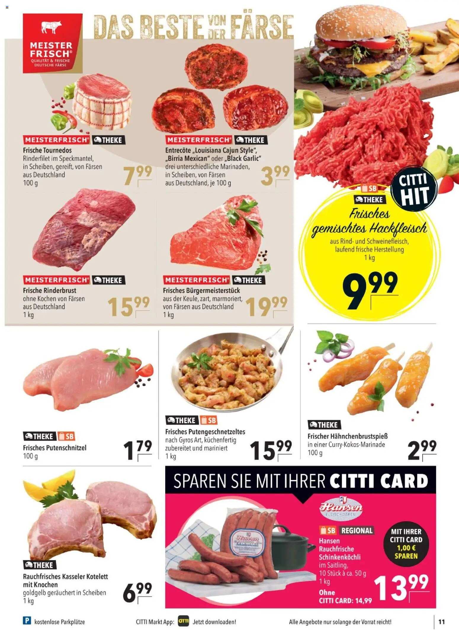 CITTI tilbudsavis – gyldig fra 30/09/2026 | Side: 11 | Produkter: Entrecote