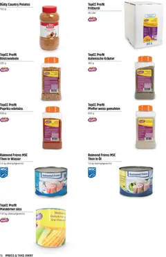 TopCC aktionen Imbiss & Take Away ab 31.03.2026 gültig | Seite: 16 | Produkte: Öl, Pfeffer, Wasser