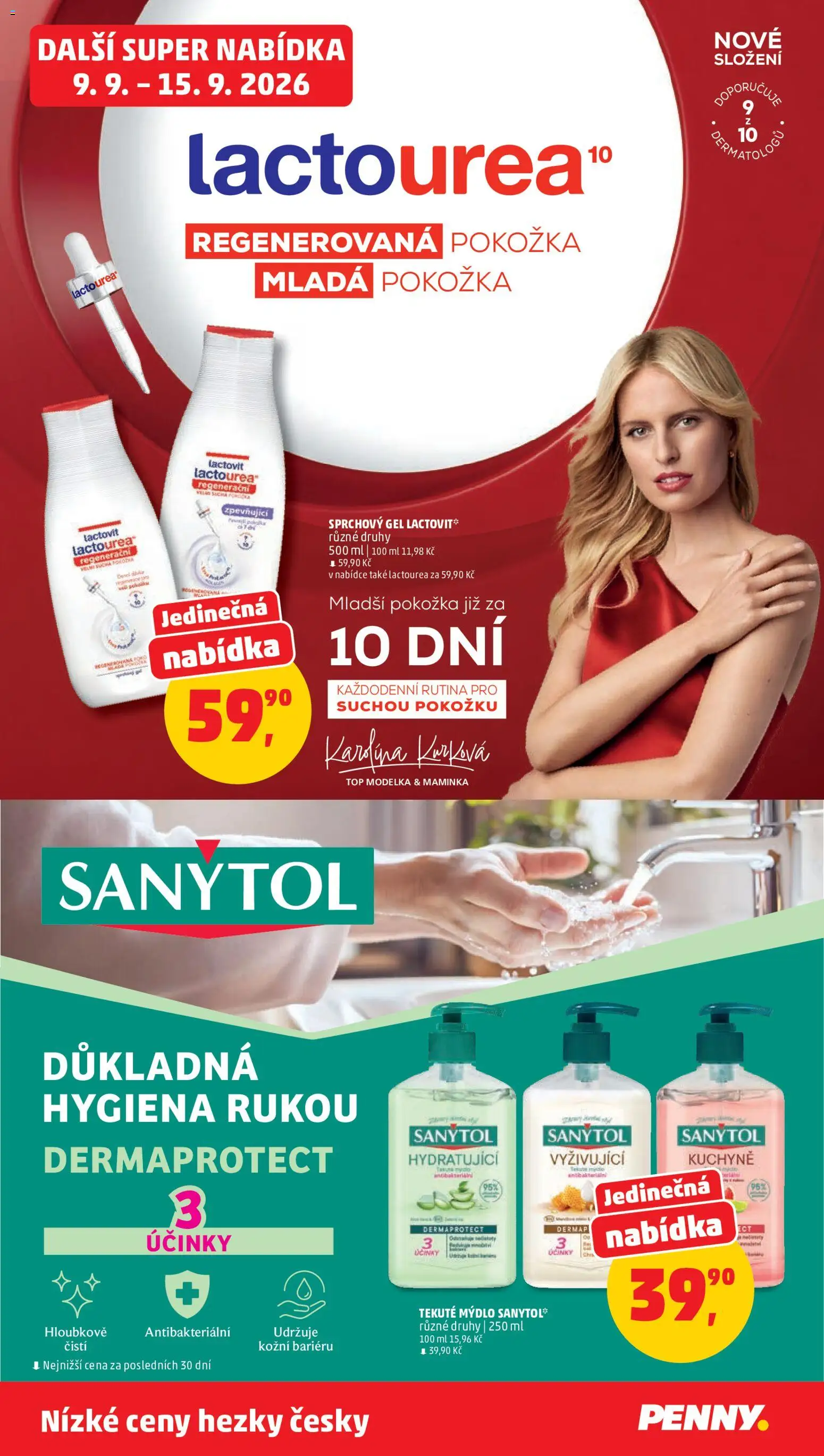 Penny Market leták od 09.09.2026 | Strana: 35 | Produkty: Sprchový gel, Kuchyně, Lactovit, Sanytol