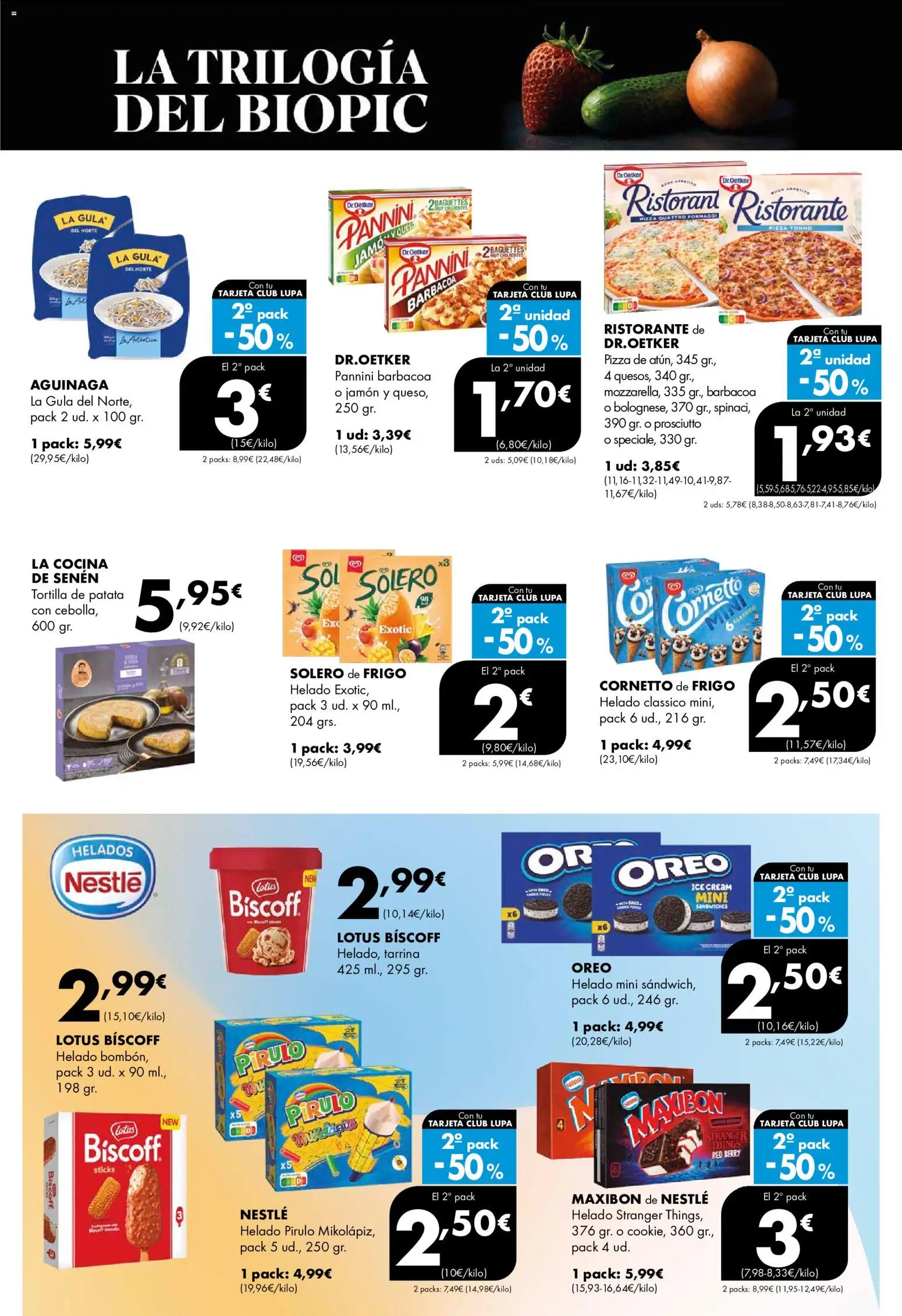 Lupa Supermercados folleto │ válido desde el 16/07/2026 | Página: 4 | Productos: Pizza, Helado, Barbacoa, Cocina