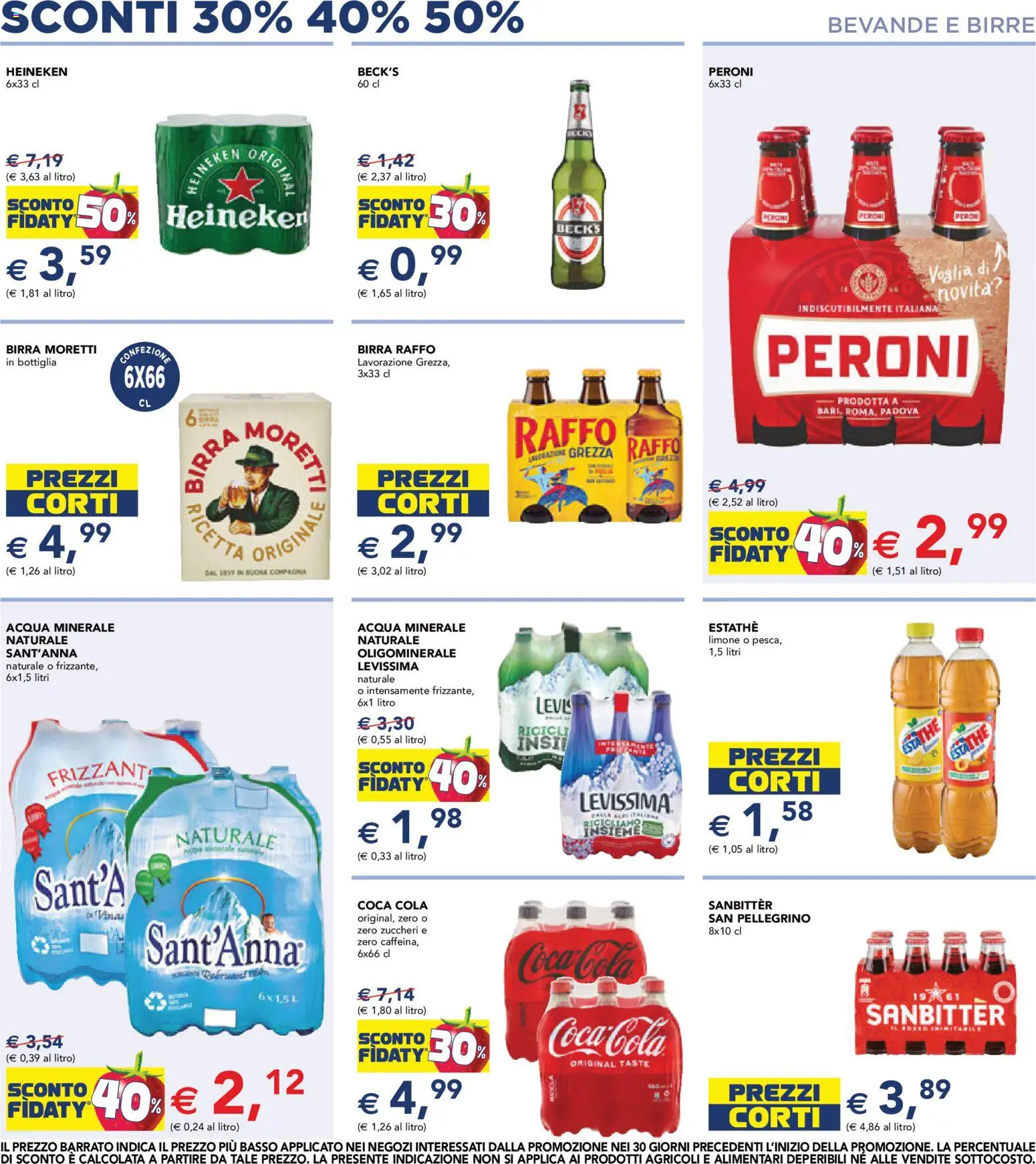 Volantino Esselunga S del 18.06.2026 | Pagina: 7 | Prodotti: Birra, Limone, Birra Moretti, Coca Cola
