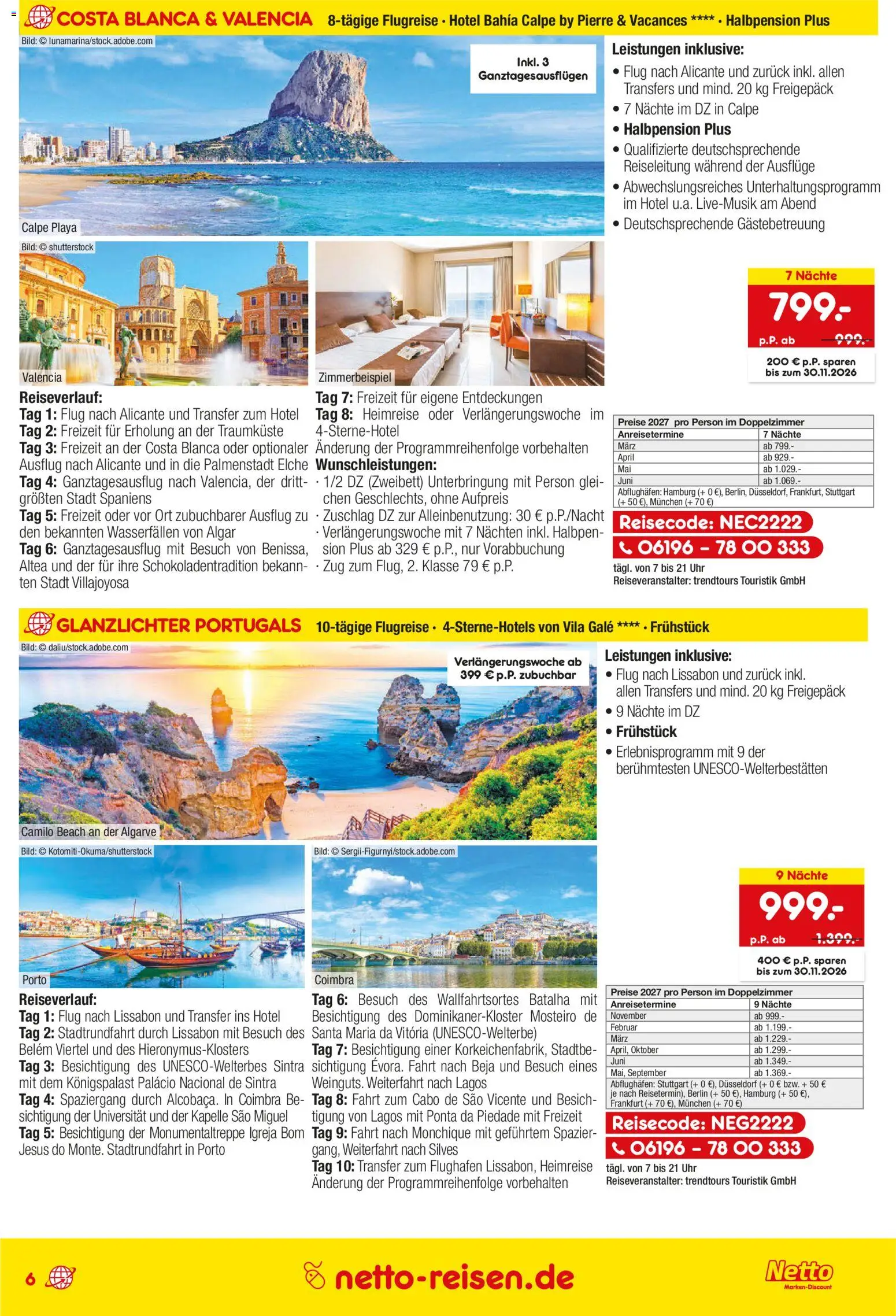 Netto Marken-Discount Reise-Sonderangebote – gültig ab 15.10.2026 | Seite: 6