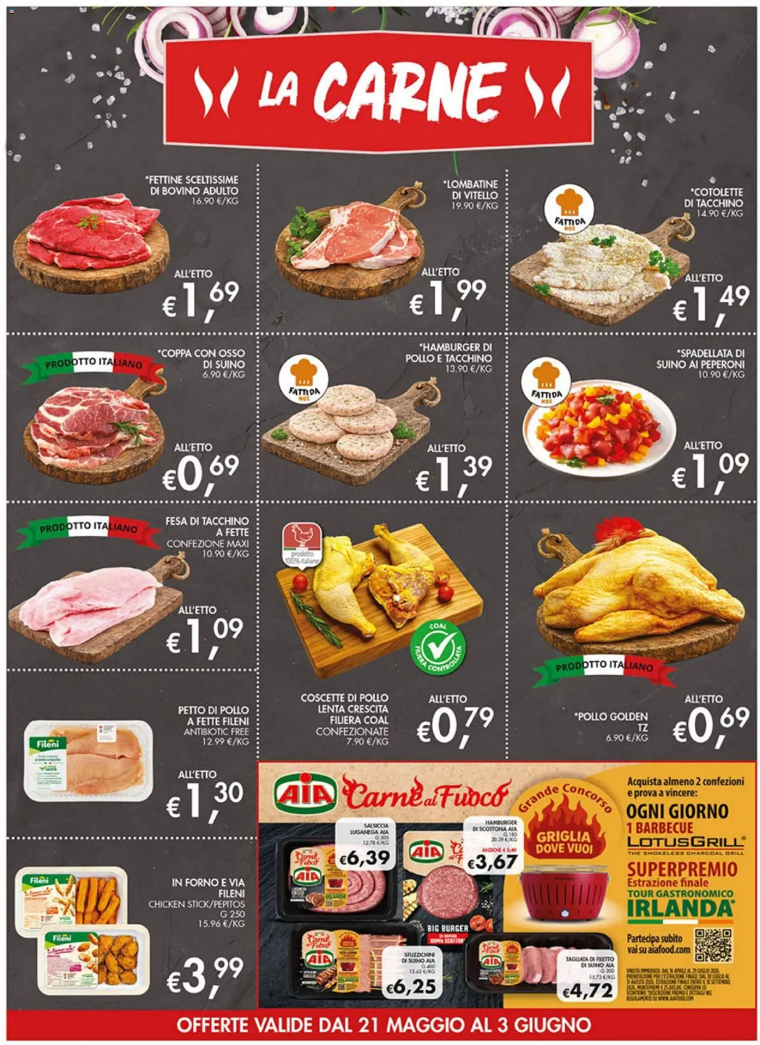 Volantino Coal del 21.05.2026 | Pagina: 6 | Prodotti: Peperoni, Vitello, Griglia, Hamburger