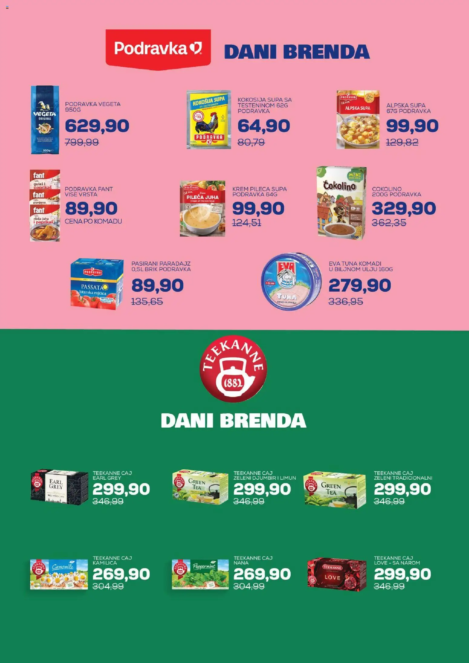 Medius katalog - važi od 20.10.2026 | Strana: 10 | Proizvode: Tuna, Pasirani paradajz, Teekanne, Krem