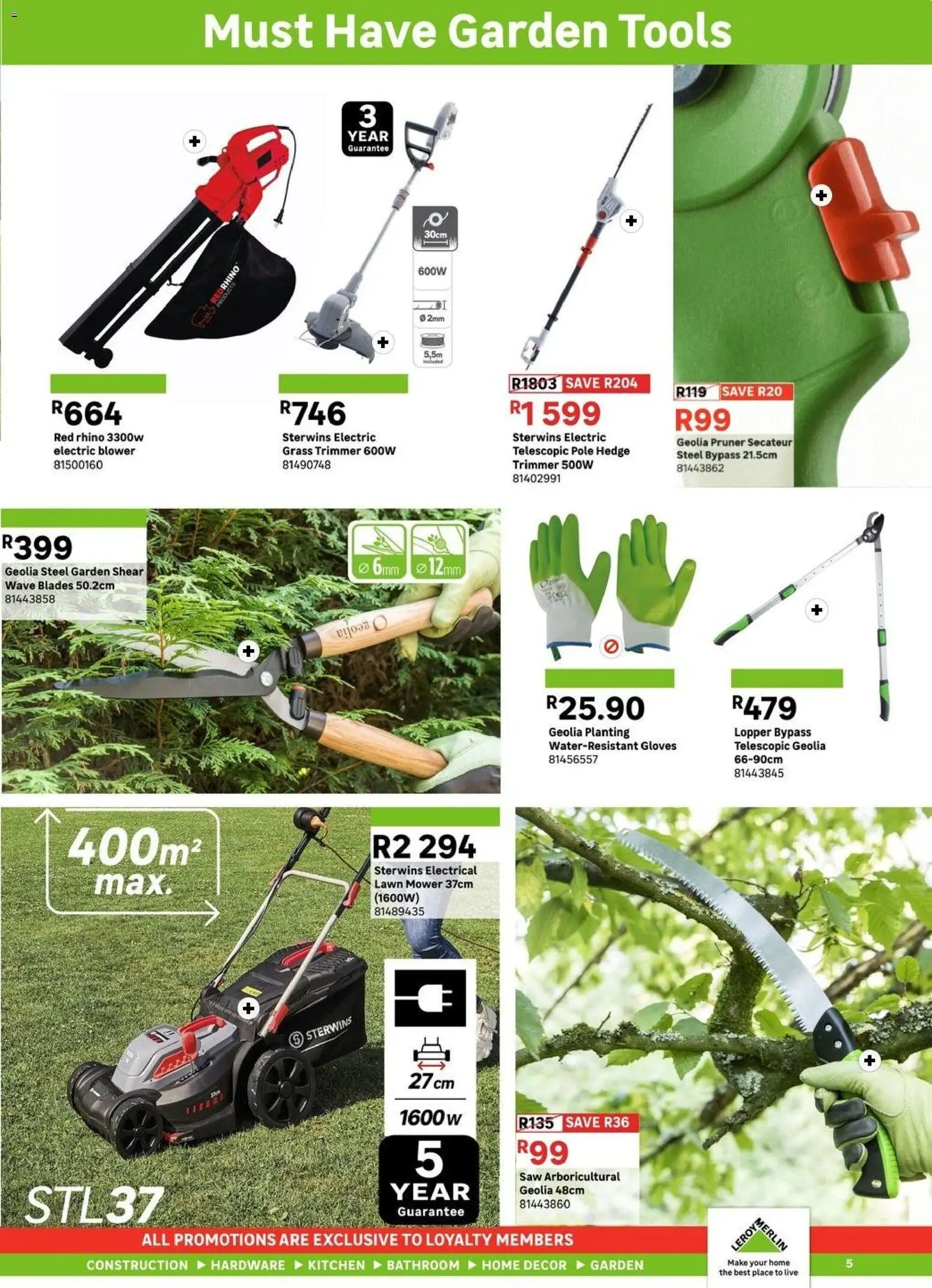 New Leroy Merlin catalogue – valid from 24/09/2026 | Page: 5 | Products: Cushion, Armchair, Table, Cream