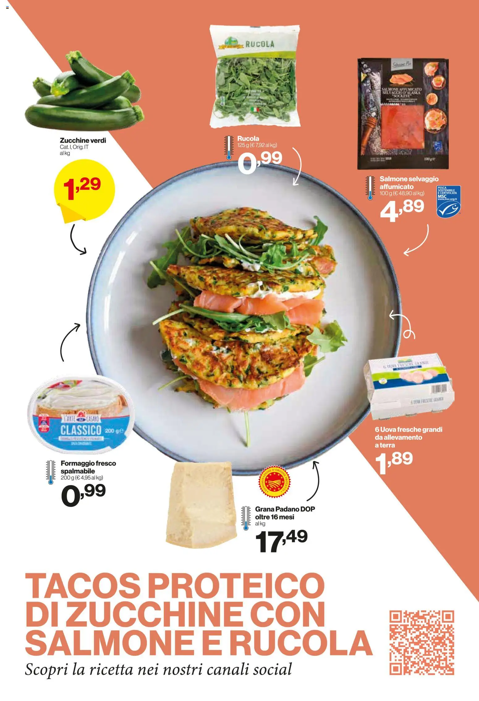 Volantino IN's del 03.06.2026 | Pagina: 11 | Prodotti: Formaggio, Pesca, Grana Padano, Zucchine