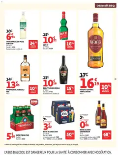 Auchan - Prévisualisation de Auchan Barbecue, promos hypers valide à partir de 30/06/2026 | Page: 11 | Produits: Vodka, Whisky, Liqueur, Whisky Grant's