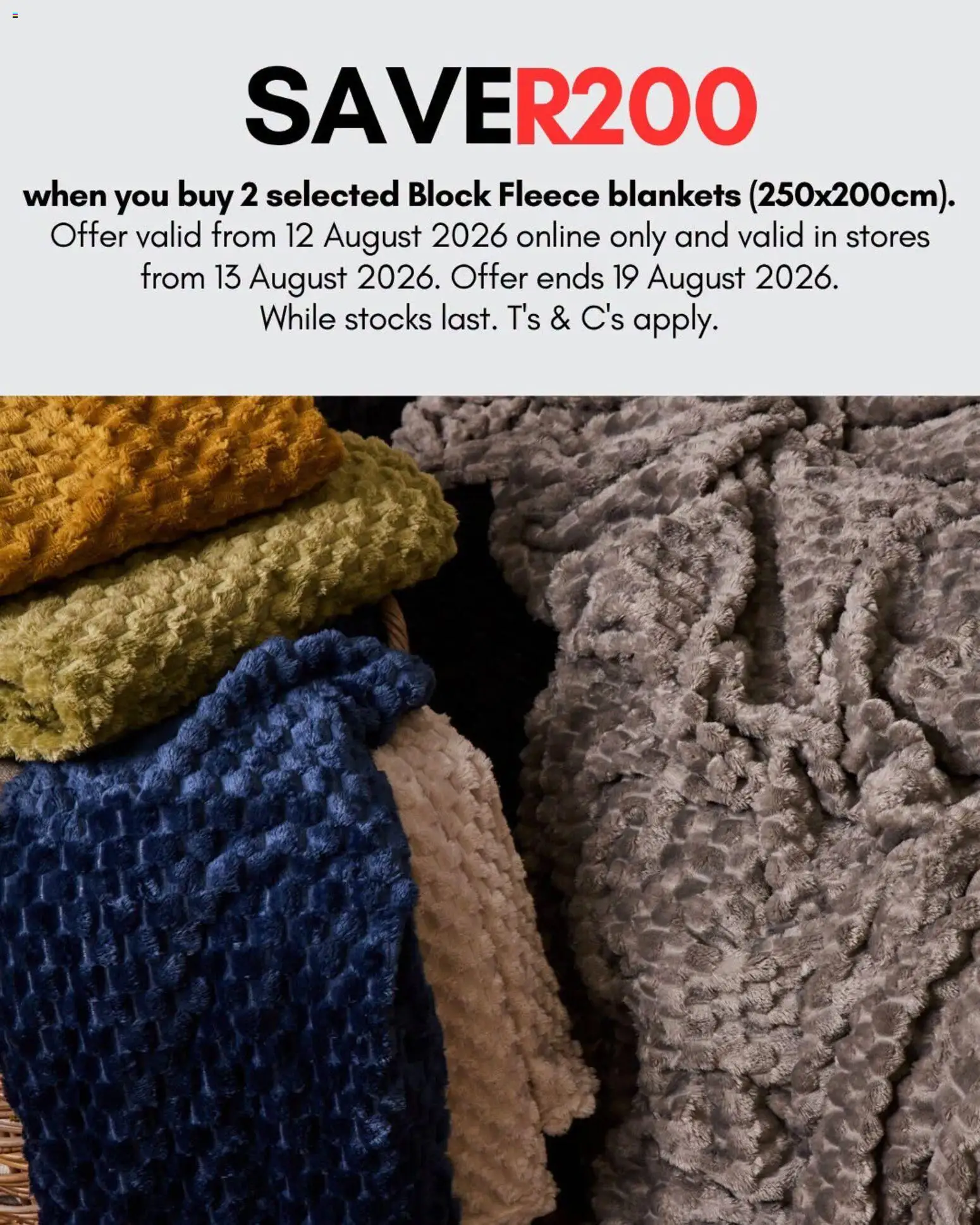 New MRP Home catalogue – valid from 12/08/2026 | Page: 2 | Products: Blankets
