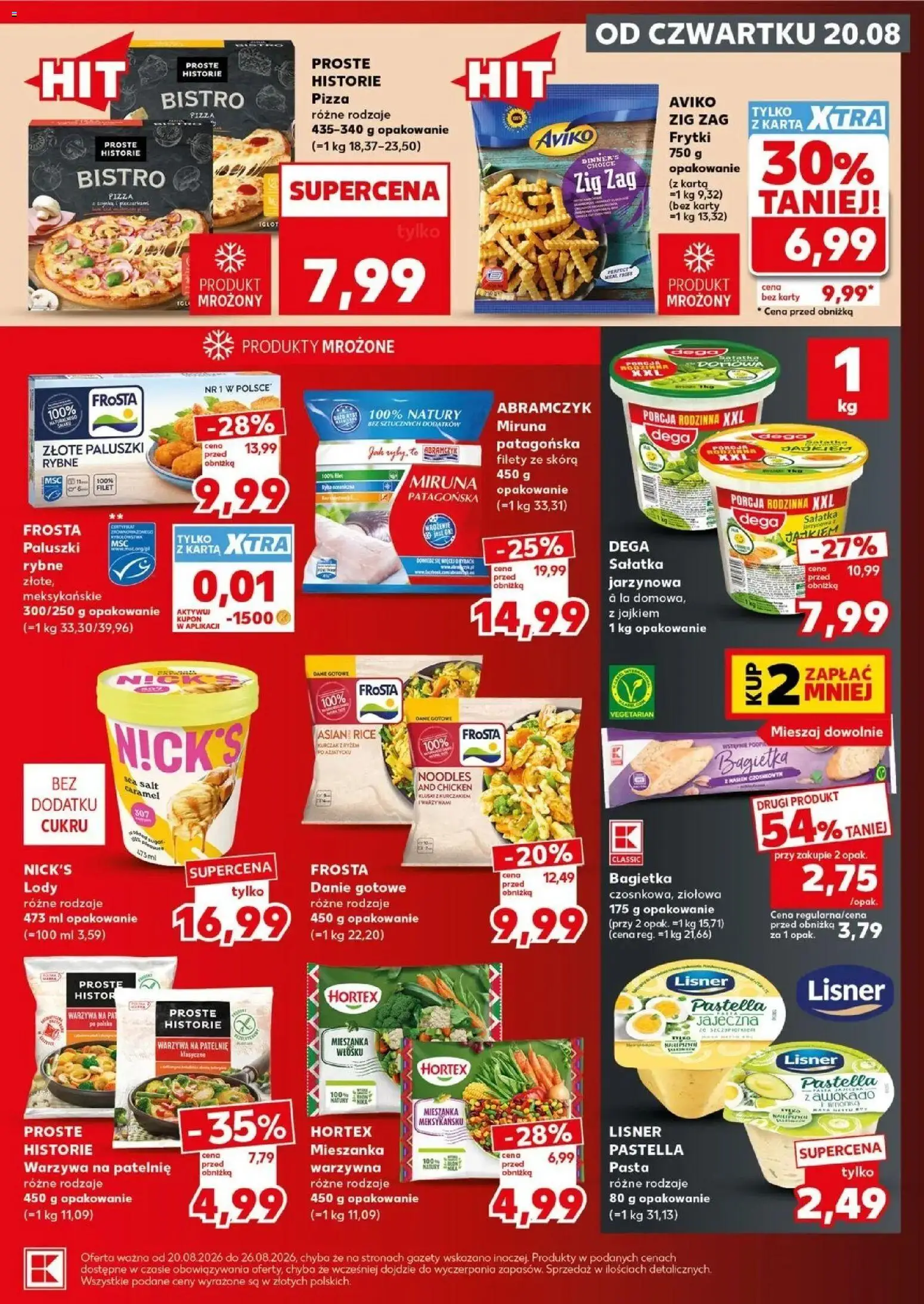Kaufland gazetka - Mocny start od 24.08.2026 - od jutra PDF | Strona: 17 | Produkty: Kurczak, Mieszanka warzywna, Bagietka, Paluszki