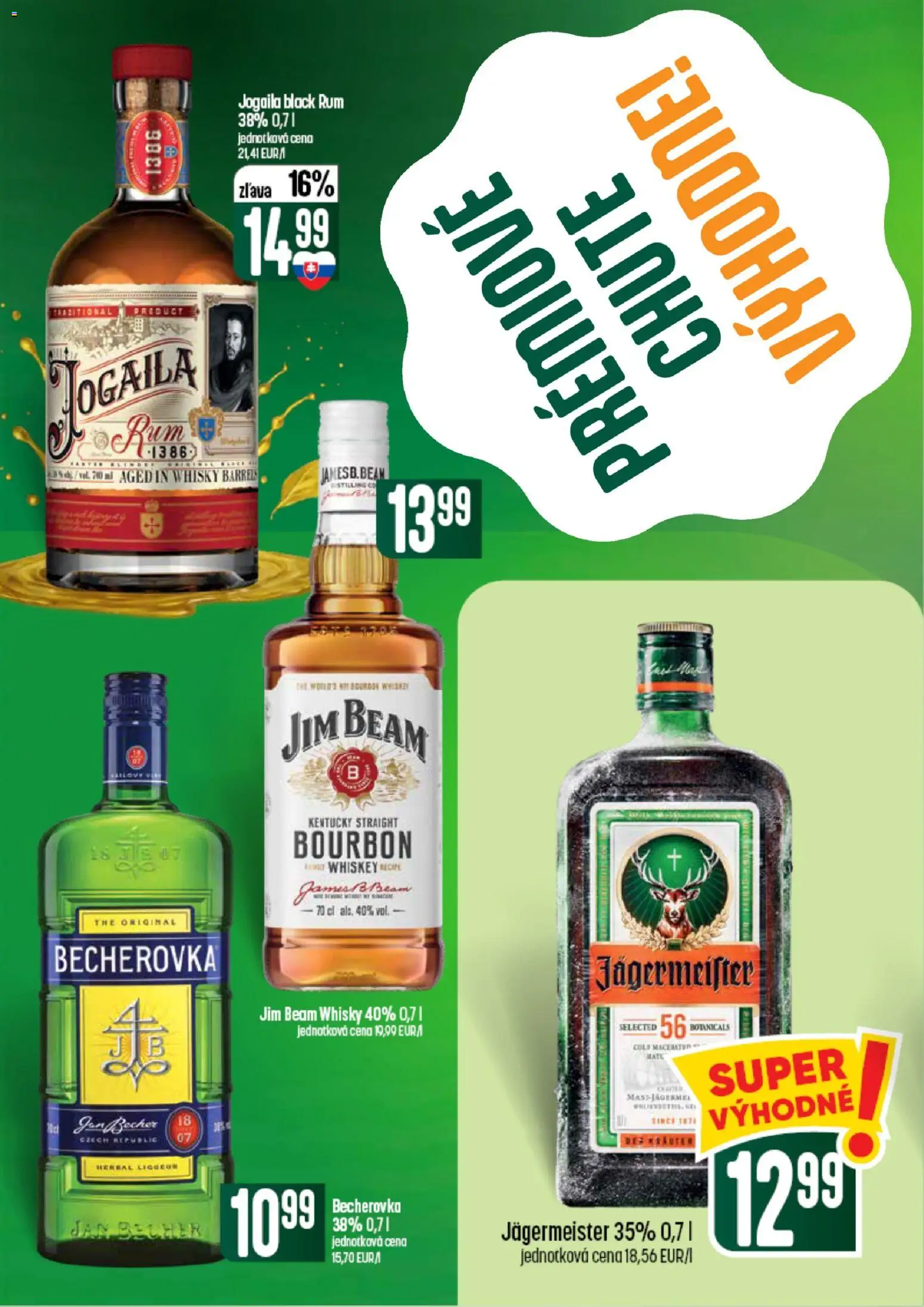 Nové COOP Jednota akcie – leták je platný od 10.09.2026 | Strana: 54 | Produkty: Jim Beam, Bourbon, Whisky, Rum