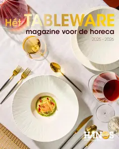 Hanos - Tableware magazine 2025-2026 - Voorbeeld van een folder van Hanos, geldig van 01-09-2025
