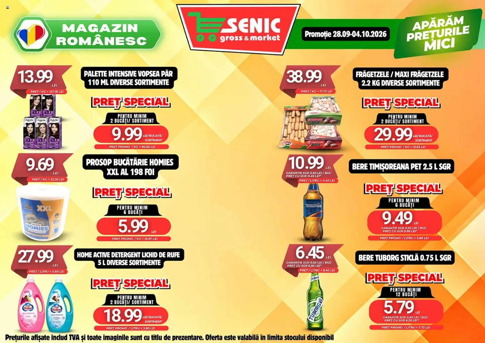 Noul catalog Senic – valabil de la 01.10.2026 | Pagină: 2 | Produse: Active, Bucătărie, Mici, Detergent